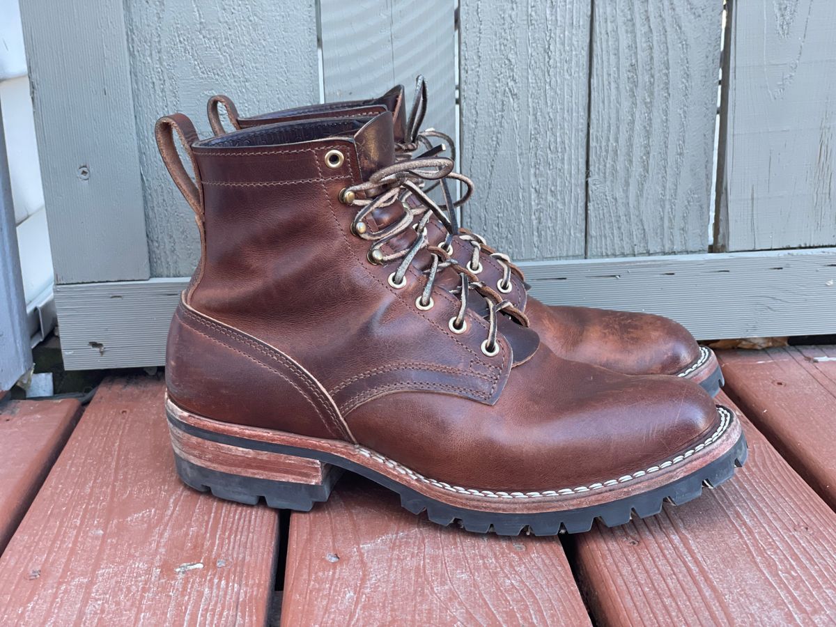 Photo by SteveHarveyOswald on March 1, 2025 of the Nicks Lace Up Heritage in Italian Brown Cypress.