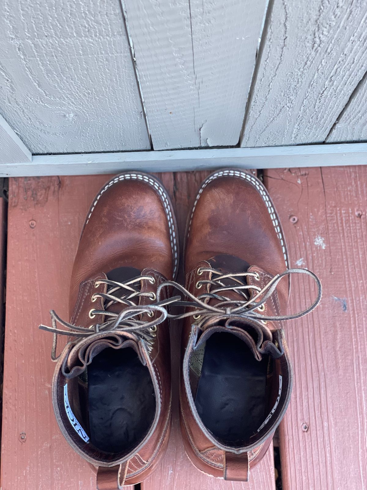 Photo by SteveHarveyOswald on March 1, 2025 of the Nicks Lace Up Heritage in Italian Brown Cypress.