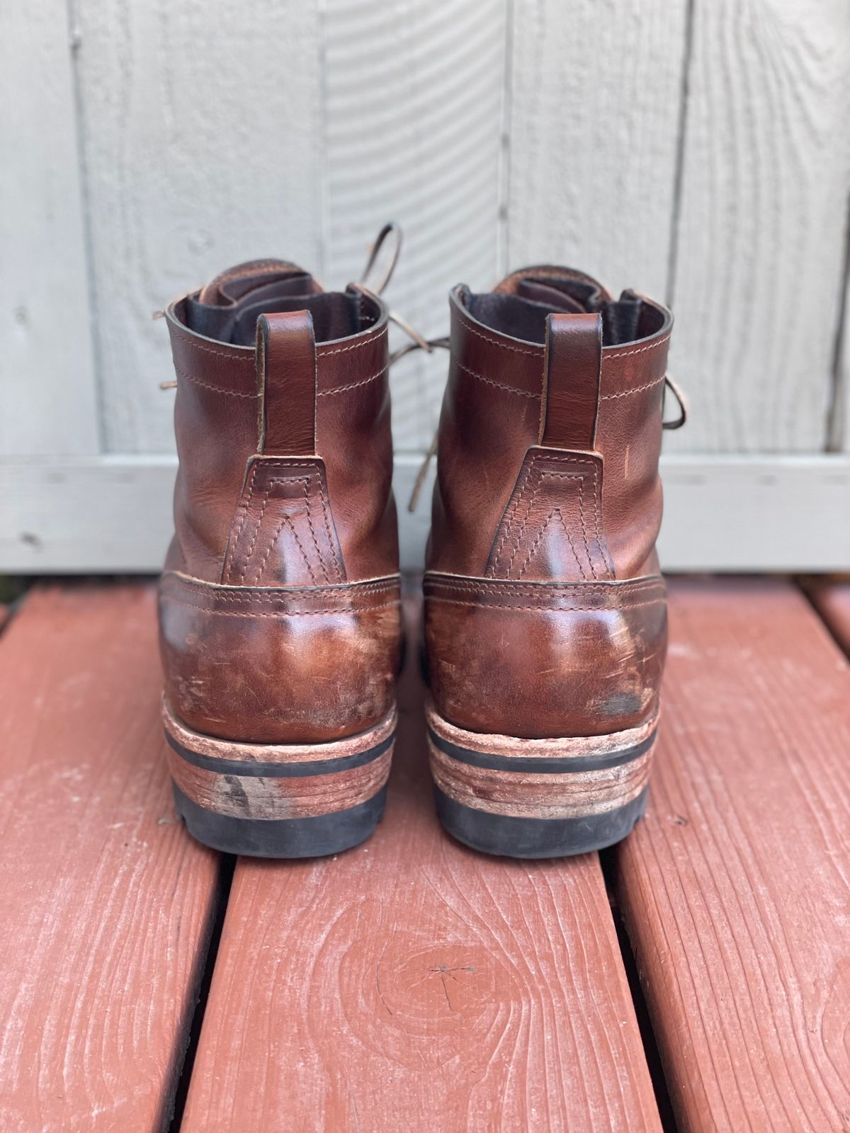 Photo by SteveHarveyOswald on April 5, 2025 of the Nicks Lace Up Heritage in Italian Brown Cypress.