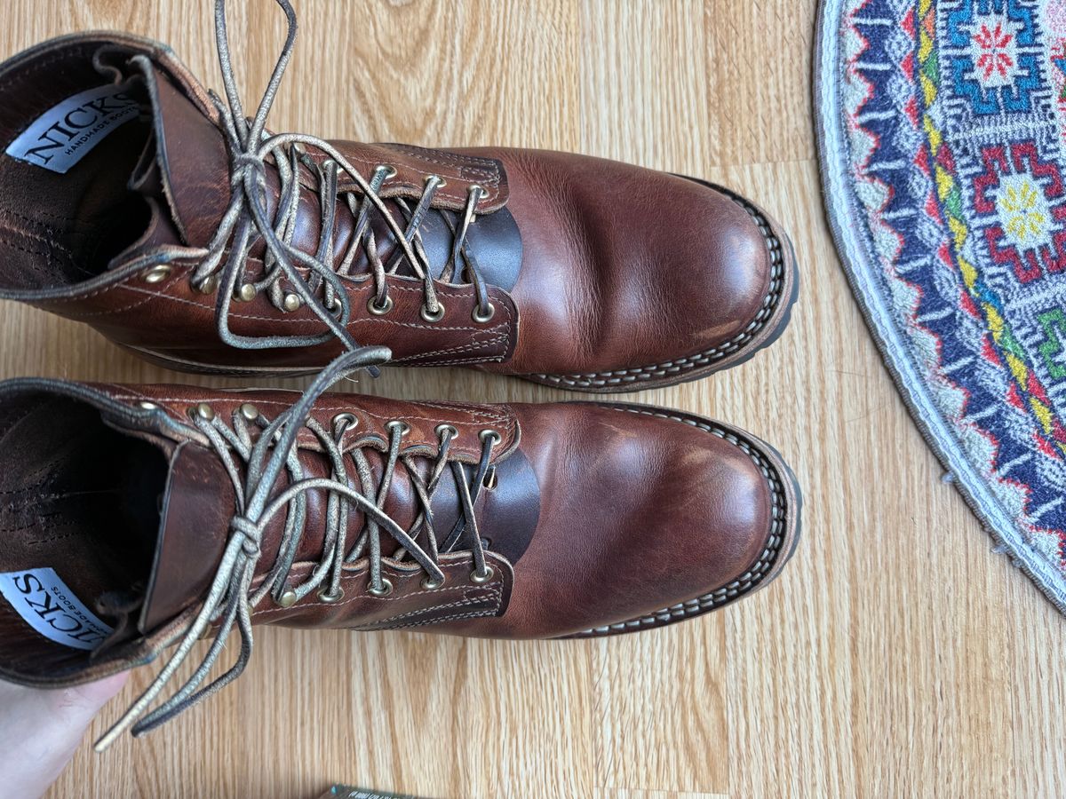 Photo by SteveHarveyOswald on September 28, 2025 of the Nicks Lace Up Heritage in Italian Brown Cypress.