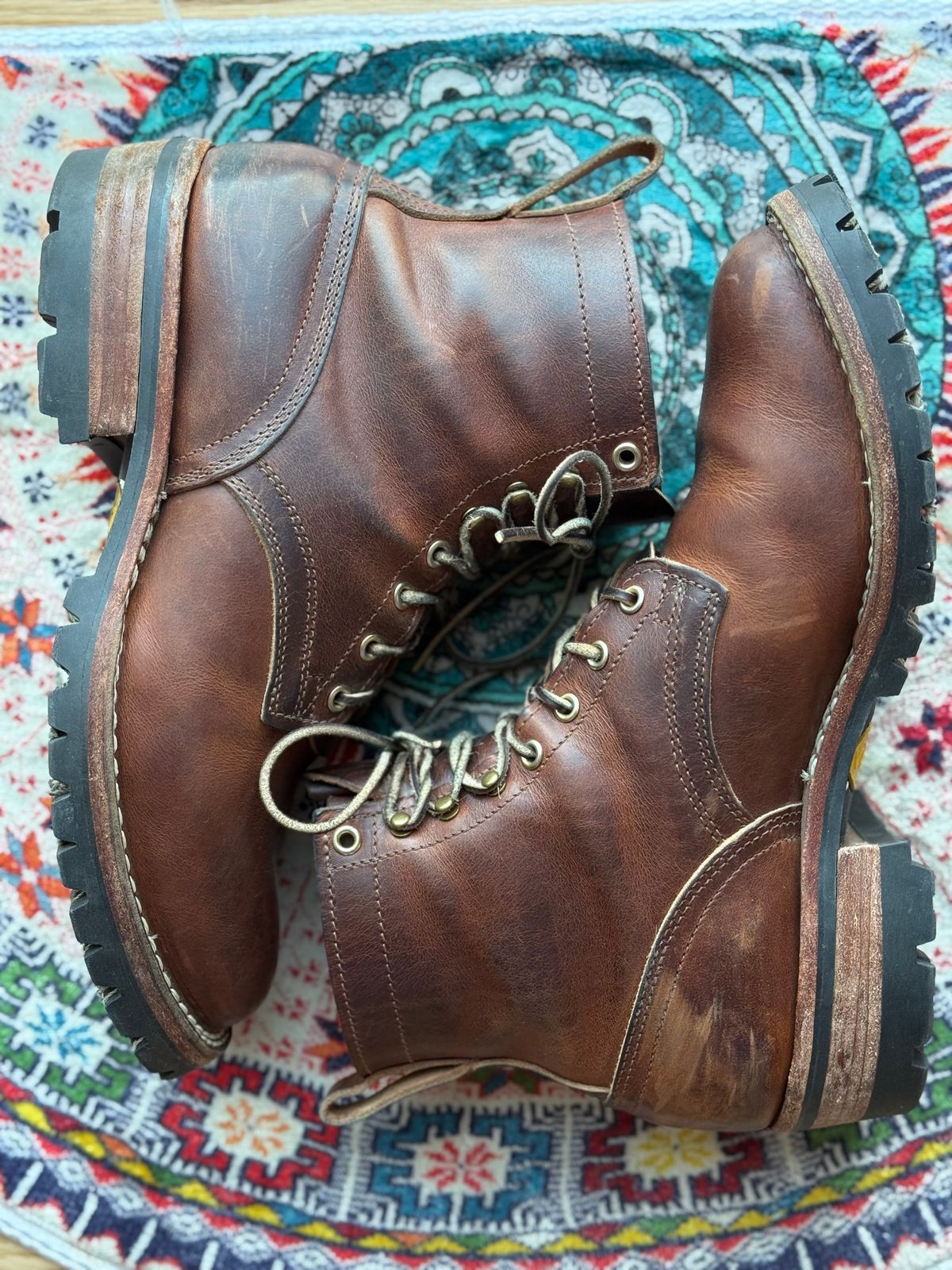 Photo by SteveHarveyOswald on January 24, 2026 of the Nicks Lace Up Heritage in Italian Brown Cypress.