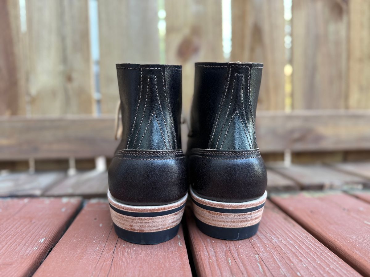 Photo by SteveHarveyOswald on October 1, 2025 of the Nicks MTO in Horween Brown Waxed Flesh.