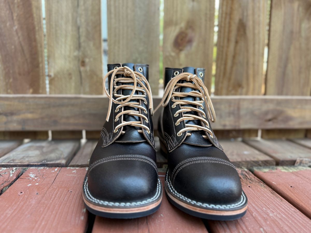 Photo by SteveHarveyOswald on October 1, 2025 of the Nicks MTO in Horween Brown Waxed Flesh.
