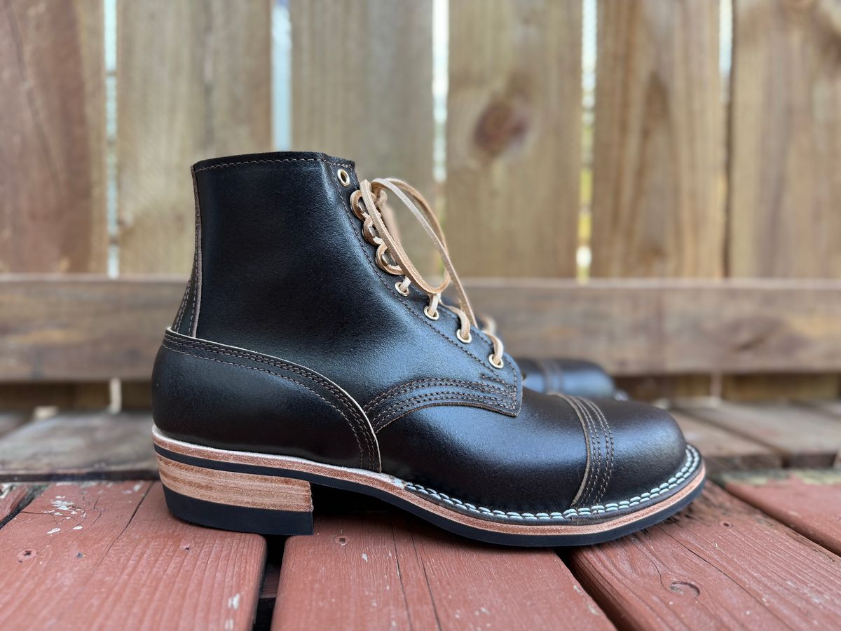 Photo by SteveHarveyOswald on October 1, 2025 of the Nicks MTO in Horween Brown Waxed Flesh.