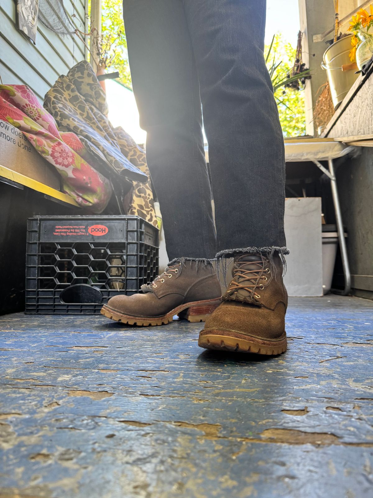 Photo by brvcha on September 13, 2025 of the Nicks BuilderPro in Seidel 1964 Ash Gray Rough Out.