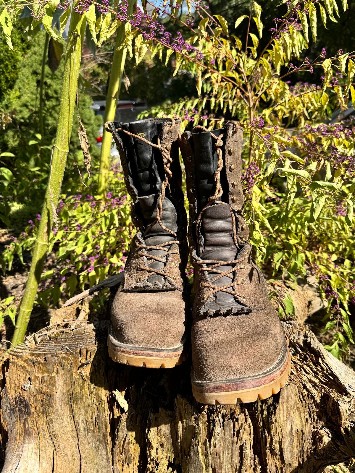 Photo by brvcha on September 13, 2025 of the Nicks BuilderPro in Seidel 1964 Ash Gray Rough Out.