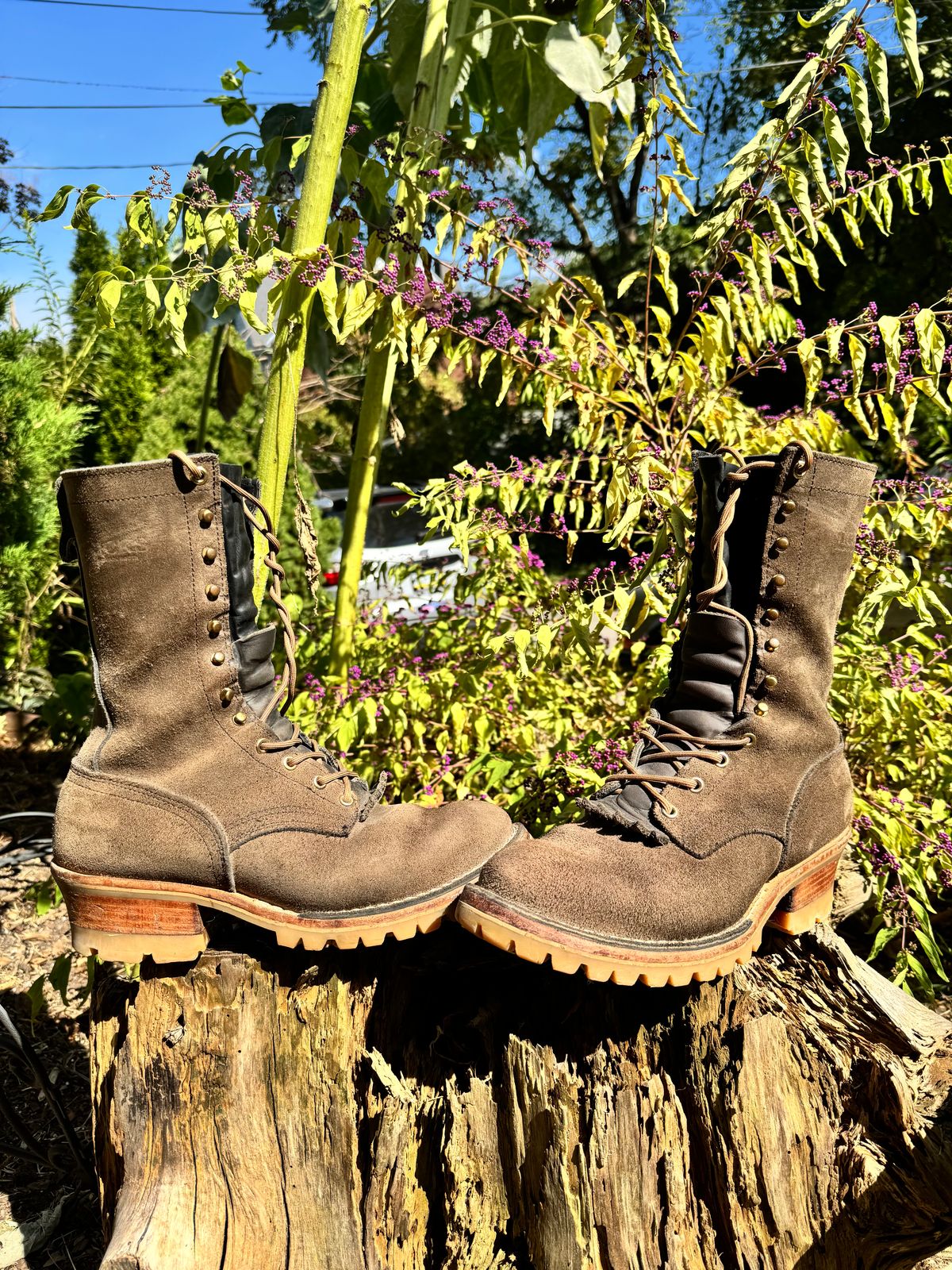 Photo by brvcha on September 13, 2025 of the Nicks BuilderPro in Seidel 1964 Ash Gray Rough Out.