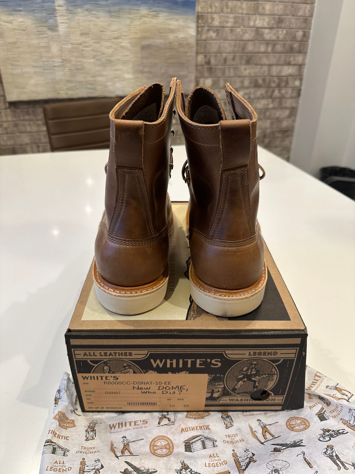 Photo by Huntsman on October 3, 2025 of the White's Perry 8" Select in Seidel Natural Double Shot.