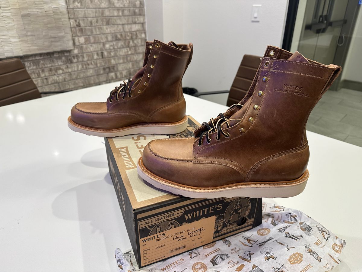 Photo by Huntsman on October 3, 2025 of the White's Perry 8" Select in Seidel Natural Double Shot.