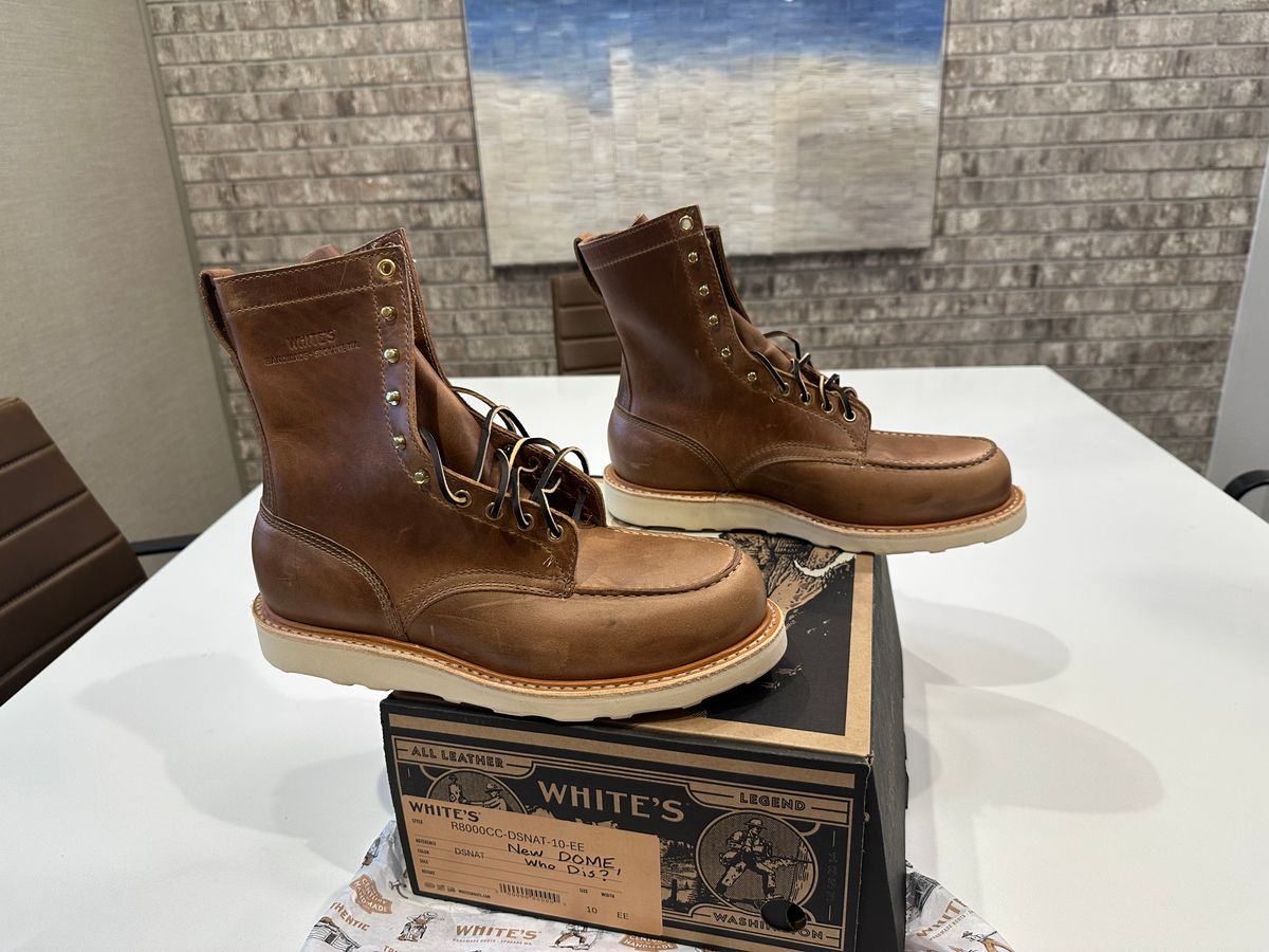 Photo by Huntsman on October 3, 2025 of the White's Perry 8" Select in Seidel Natural Double Shot.