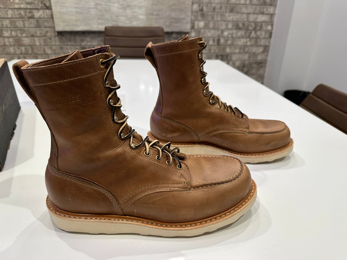 Photo by Huntsman on November 6, 2025 of the White's Perry 8" Select in Seidel Natural Double Shot.