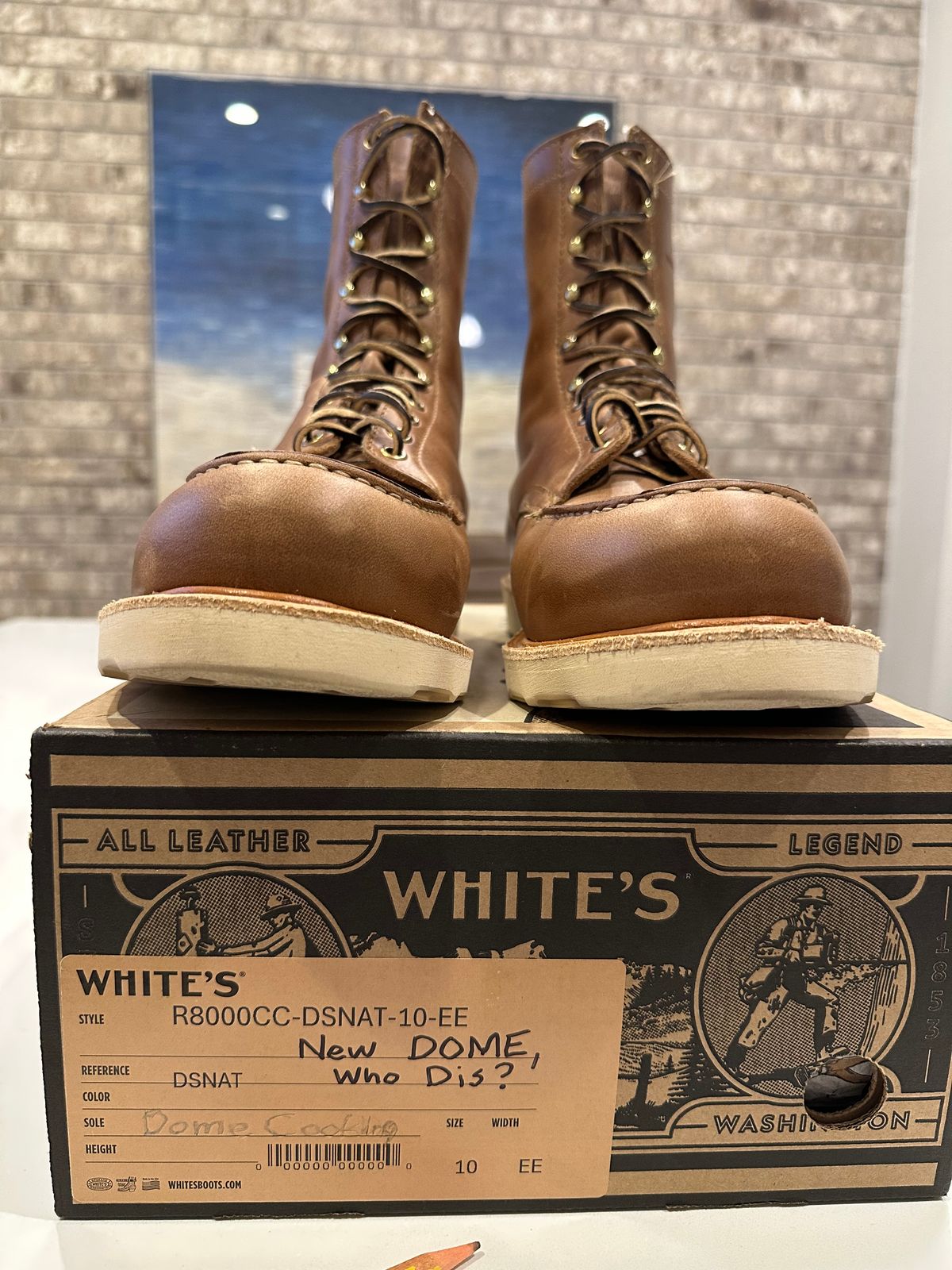 Photo by Huntsman on November 6, 2025 of the White's Perry 8" Select in Seidel Natural Double Shot.