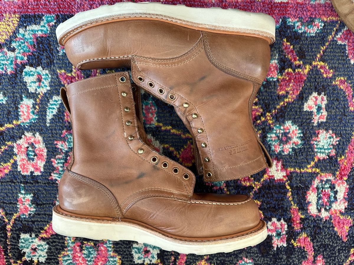 Photo by Huntsman on January 5, 2026 of the White's Perry 8" Select in Seidel Natural Double Shot.