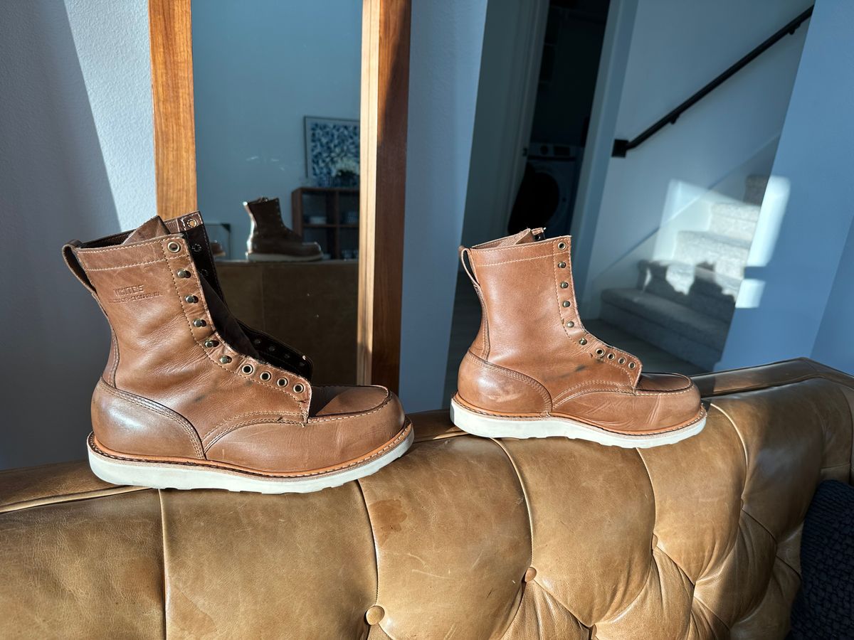 Photo by Huntsman on January 5, 2026 of the White's Perry 8" Select in Seidel Natural Double Shot.