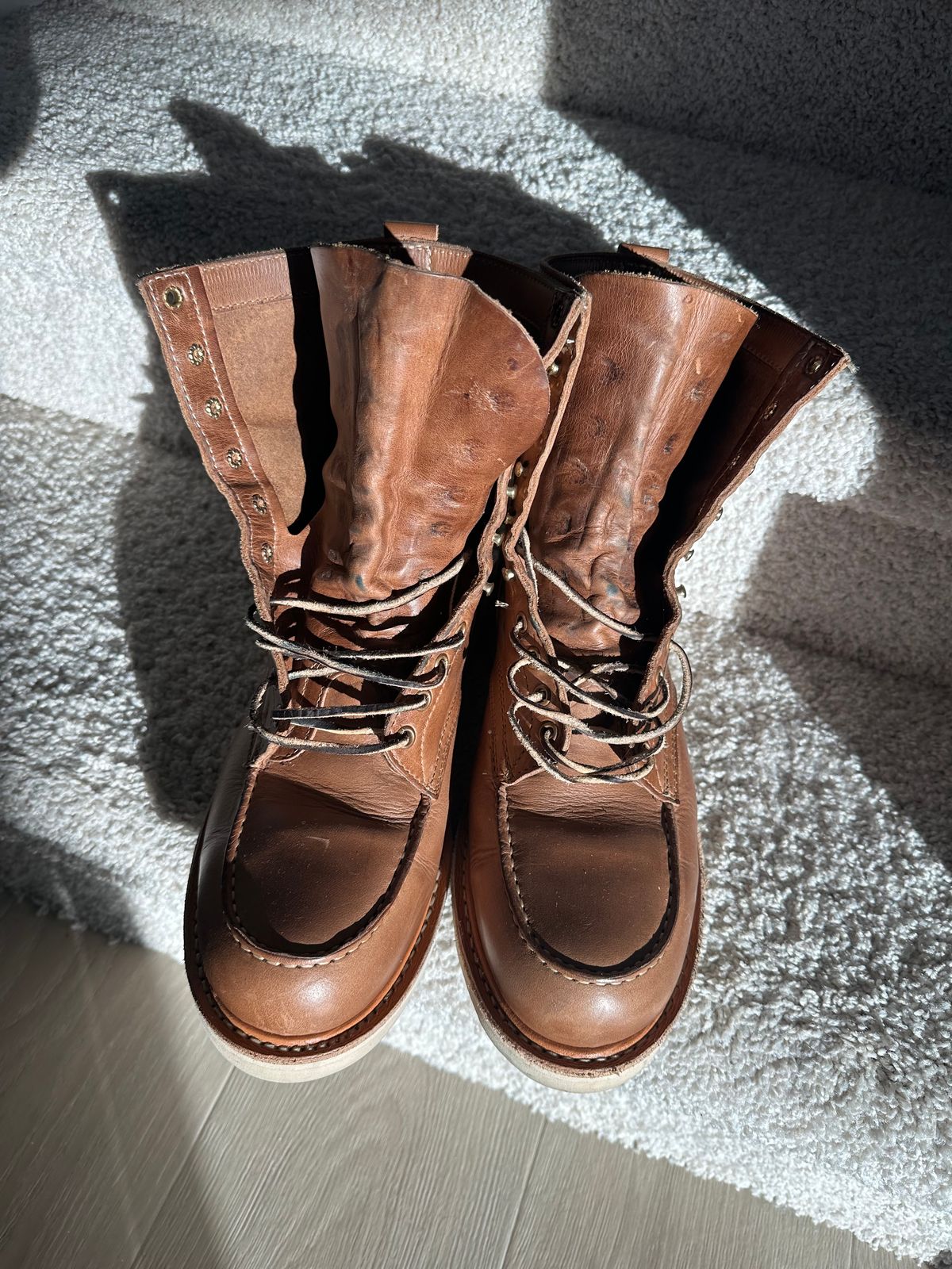 Photo by Huntsman on February 5, 2026 of the White's Perry 8" Select in Seidel Natural Double Shot.