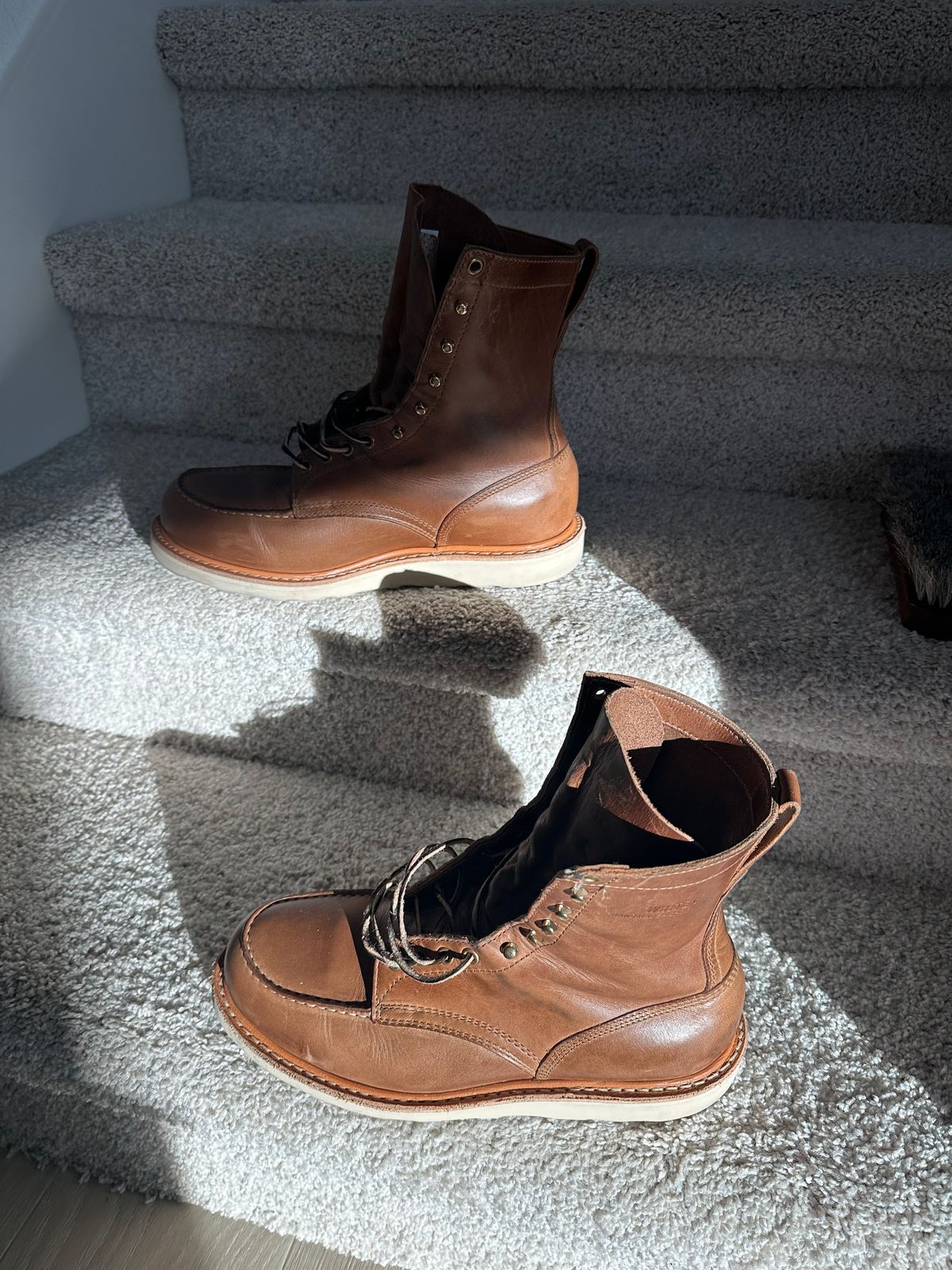 Photo by Huntsman on February 5, 2026 of the White's Perry 8" Select in Seidel Natural Double Shot.