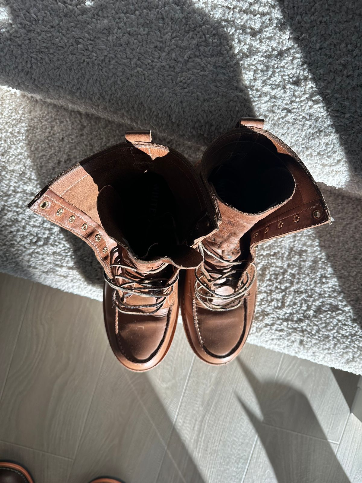 Photo by Huntsman on February 5, 2026 of the White's Perry 8" Select in Seidel Natural Double Shot.