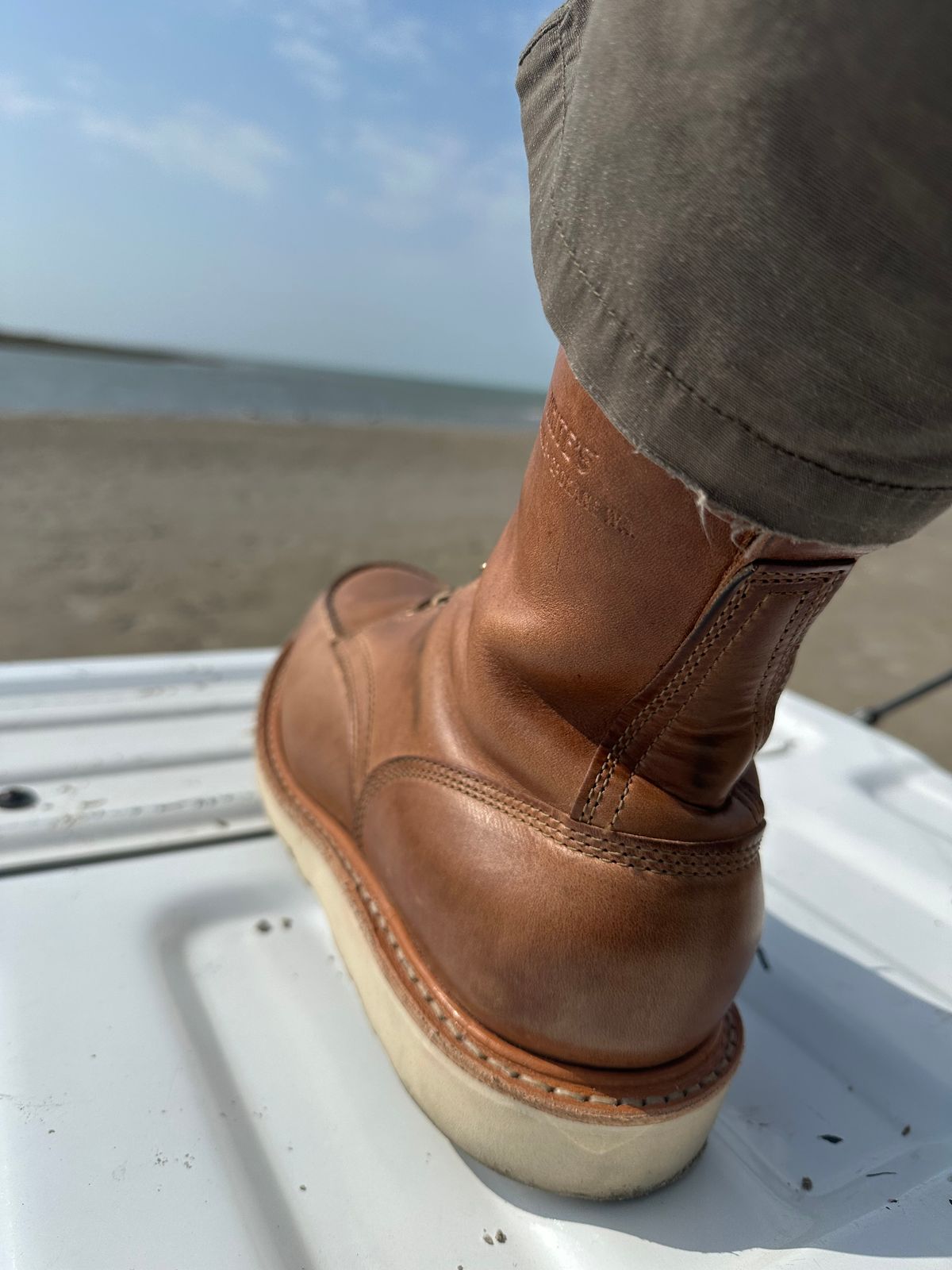 Photo by Huntsman on February 14, 2026 of the White's Perry 8" Select in Seidel Natural Double Shot.