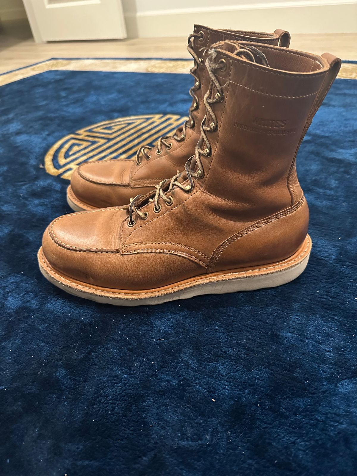 Photo by Huntsman on March 3, 2026 of the White's Perry 8" Select in Seidel Natural Double Shot.