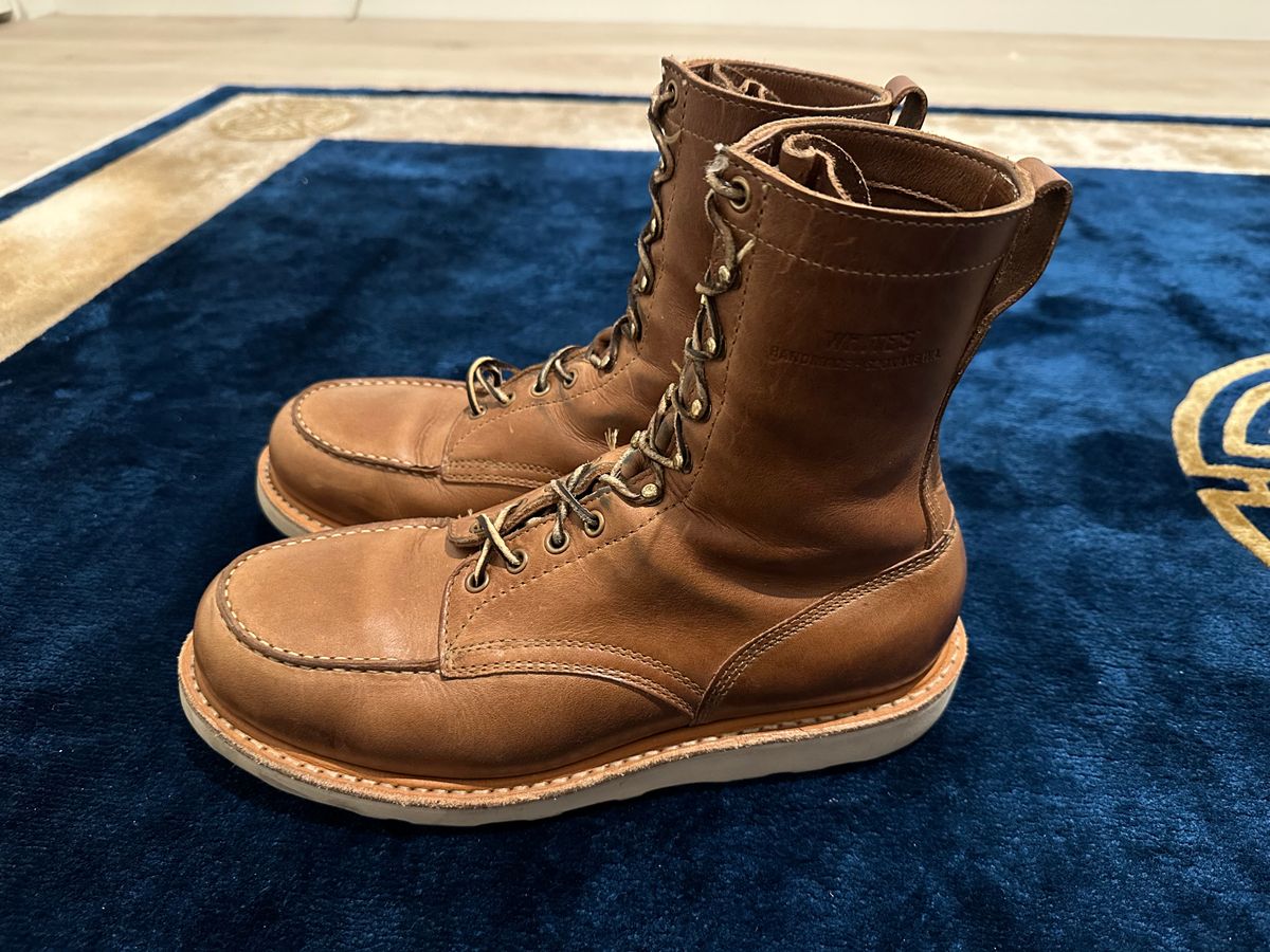 Photo by Huntsman on April 6, 2026 of the White's Perry 8" Select in Seidel Natural Double Shot.