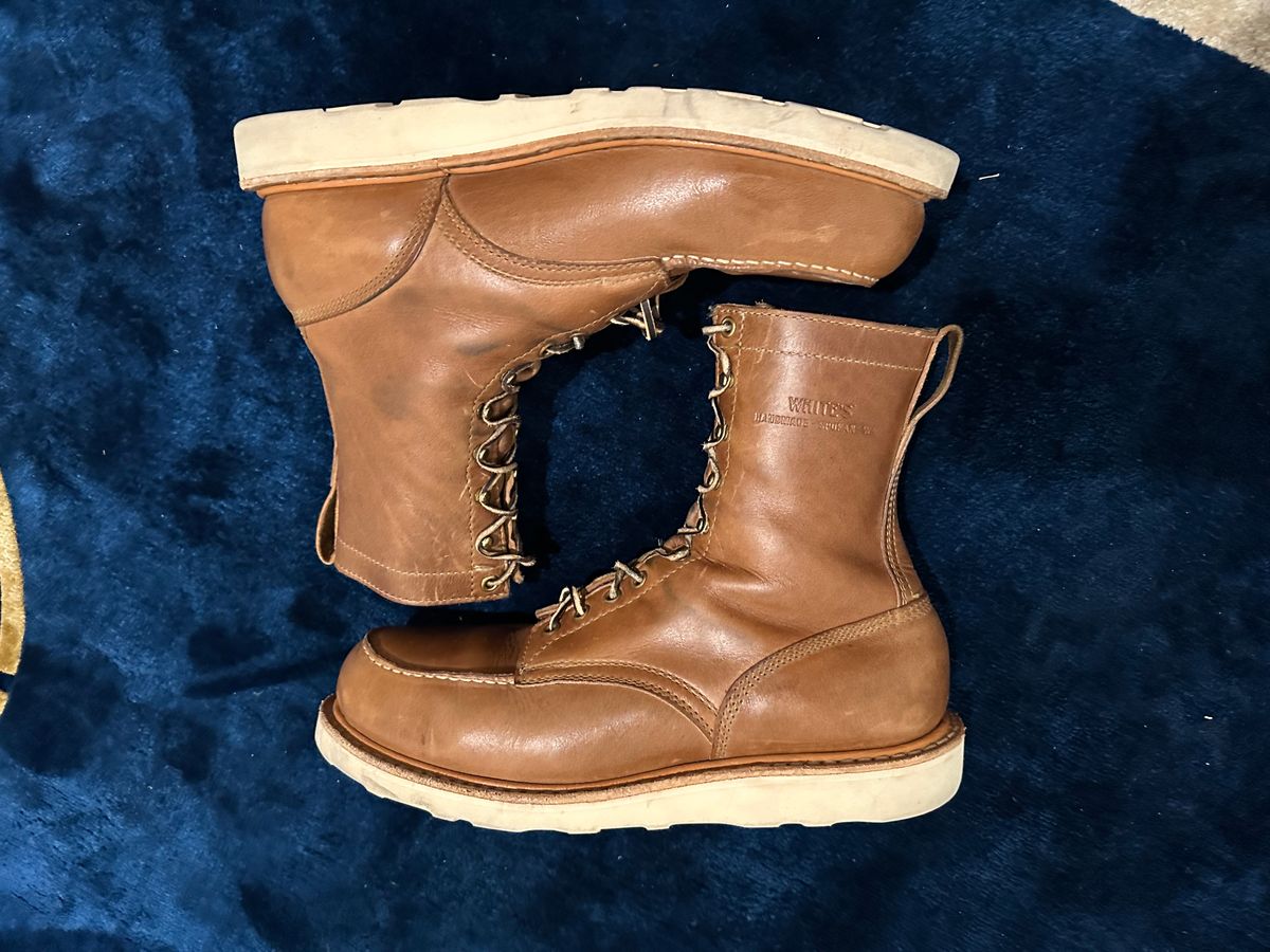 Photo by Huntsman on April 6, 2026 of the White's Perry 8" Select in Seidel Natural Double Shot.