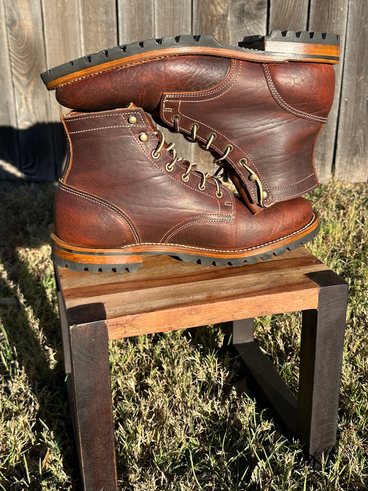 Photo by ringer077 on November 2, 2025 of the Truman Plain Toe Boot in Gallun Bull Elk.