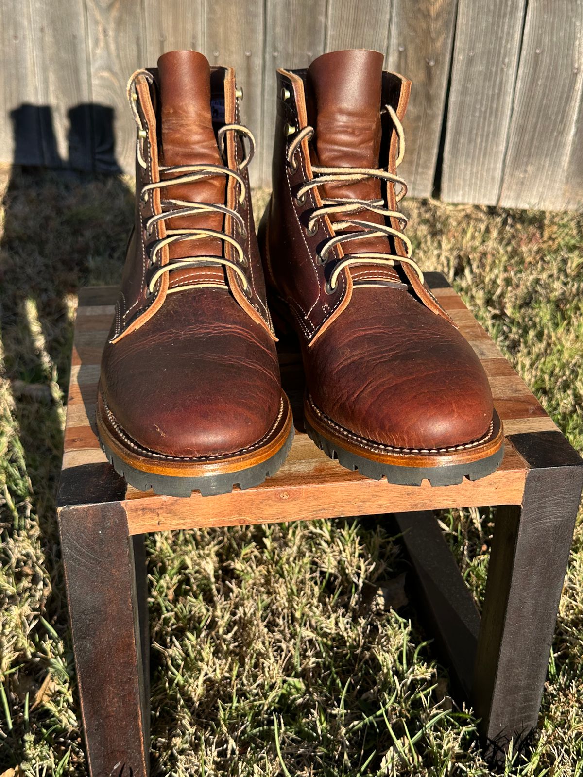 Photo by ringer077 on November 2, 2025 of the Truman Plain Toe Boot in Gallun Bull Elk.