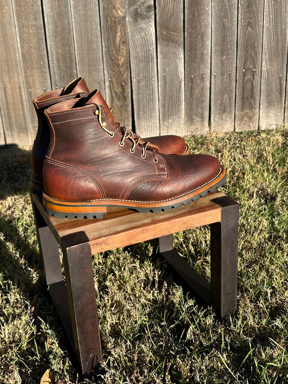 Photo by ringer077 on November 2, 2025 of the Truman Plain Toe Boot in Gallun Bull Elk.