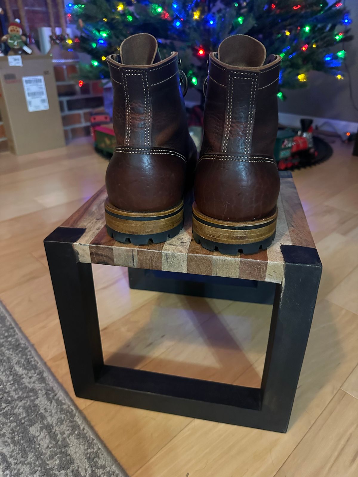 Photo by ringer077 on December 6, 2025 of the Truman Plain Toe Boot in Gallun Bull Elk.