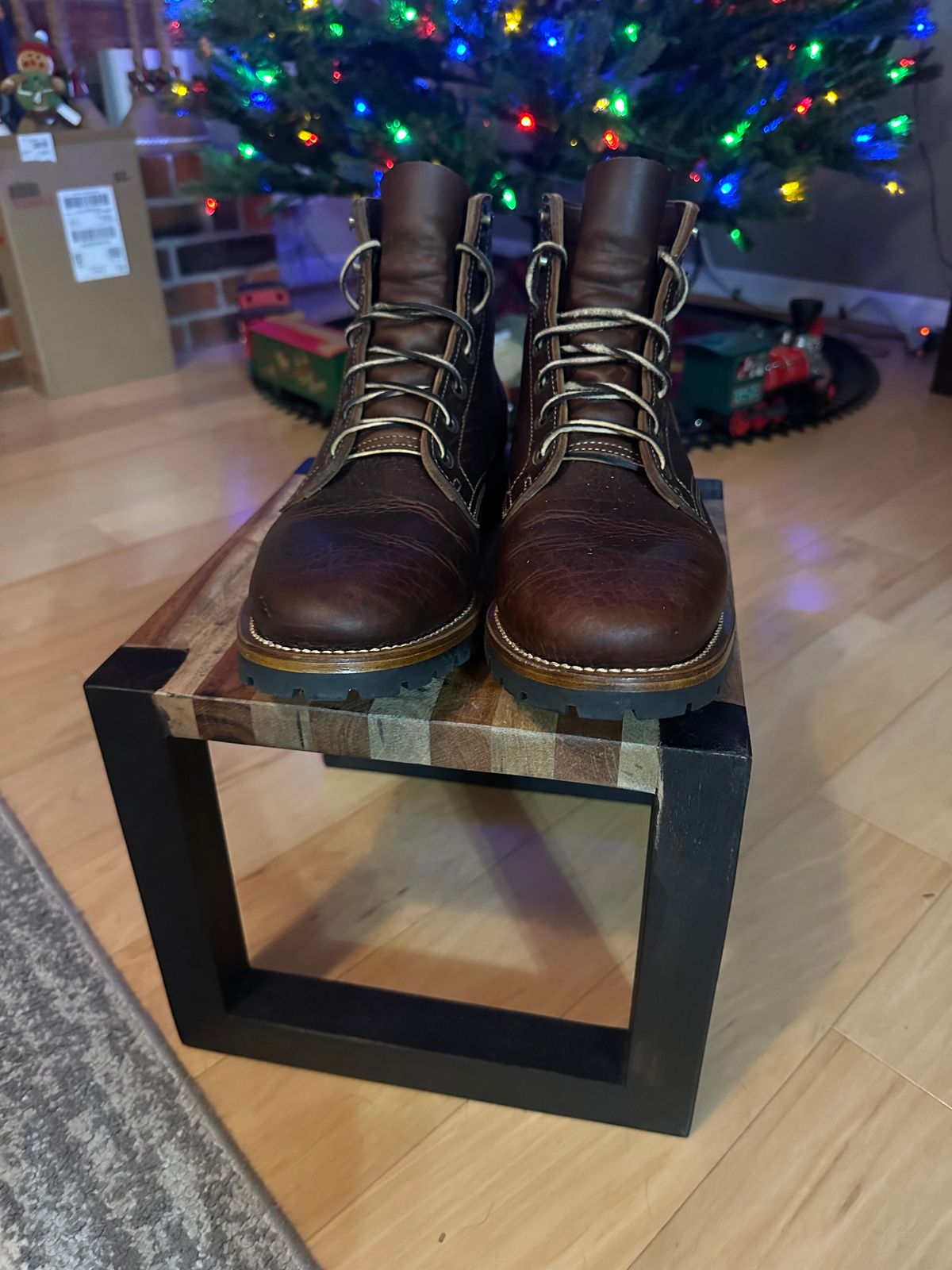 Photo by ringer077 on December 6, 2025 of the Truman Plain Toe Boot in Gallun Bull Elk.