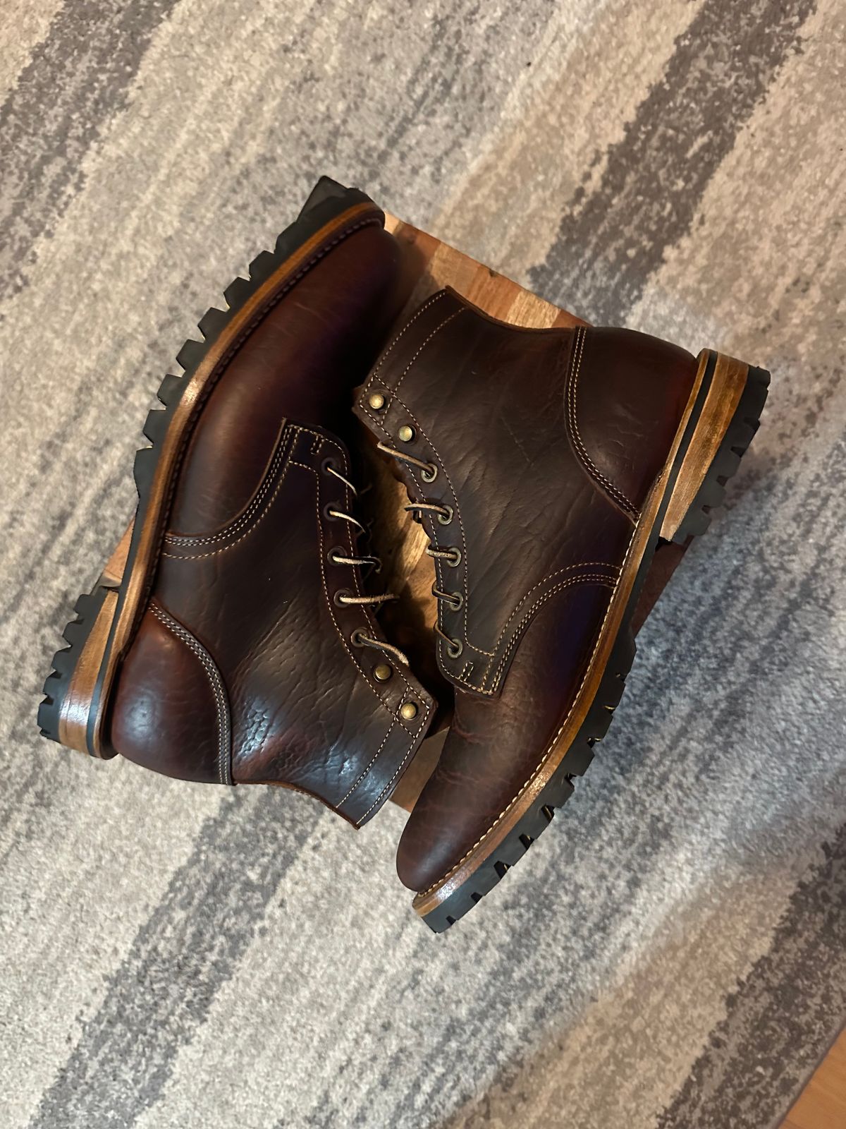 Photo by ringer077 on December 6, 2025 of the Truman Plain Toe Boot in Gallun Bull Elk.