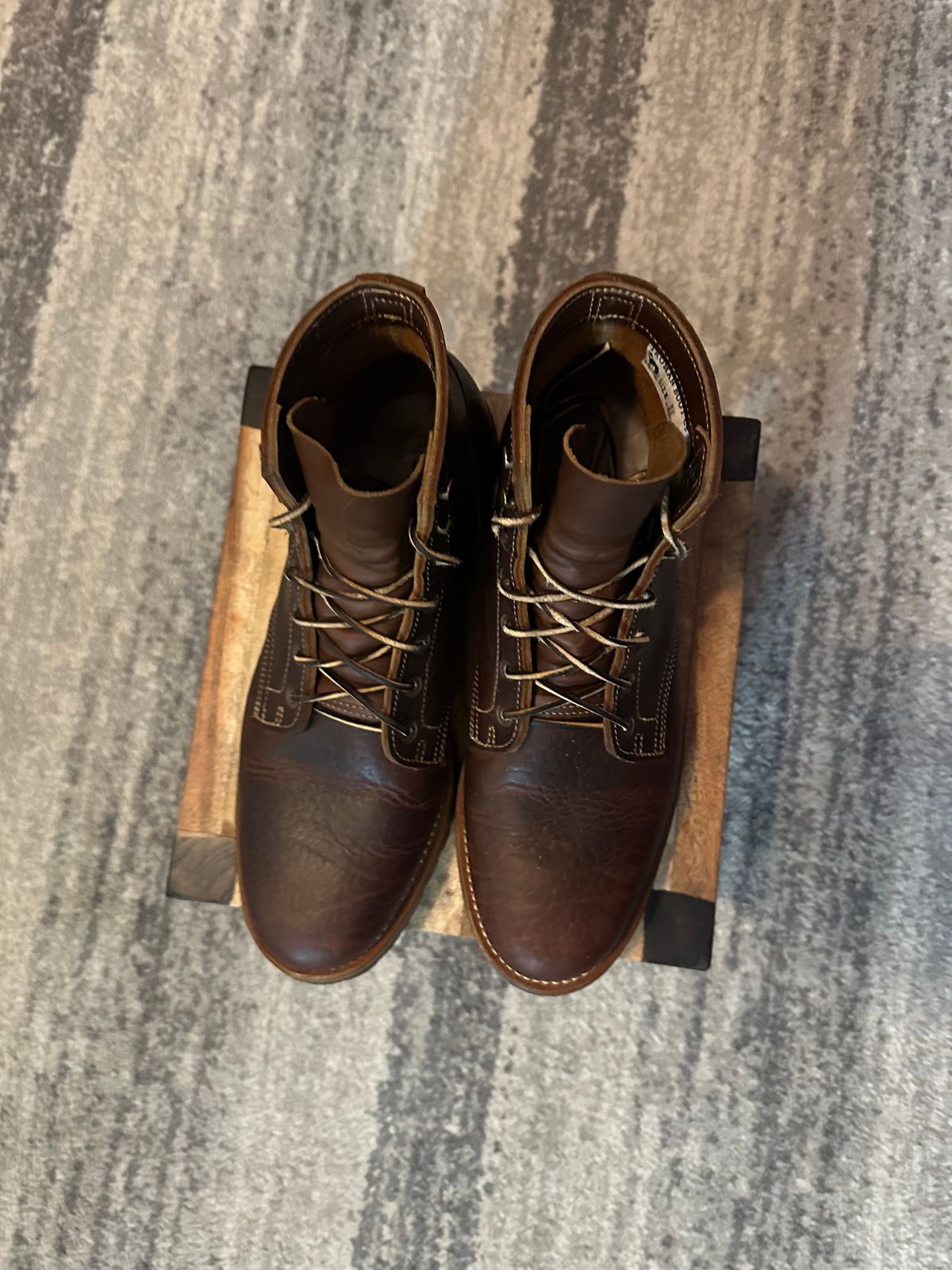 Photo by ringer077 on December 6, 2025 of the Truman Plain Toe Boot in Gallun Bull Elk.