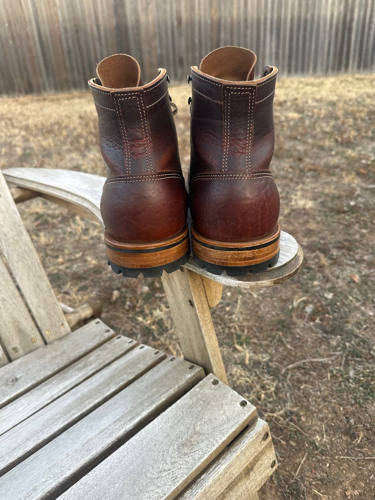 Photo by ringer077 on January 5, 2026 of the Truman Plain Toe Boot in Gallun Bull Elk.