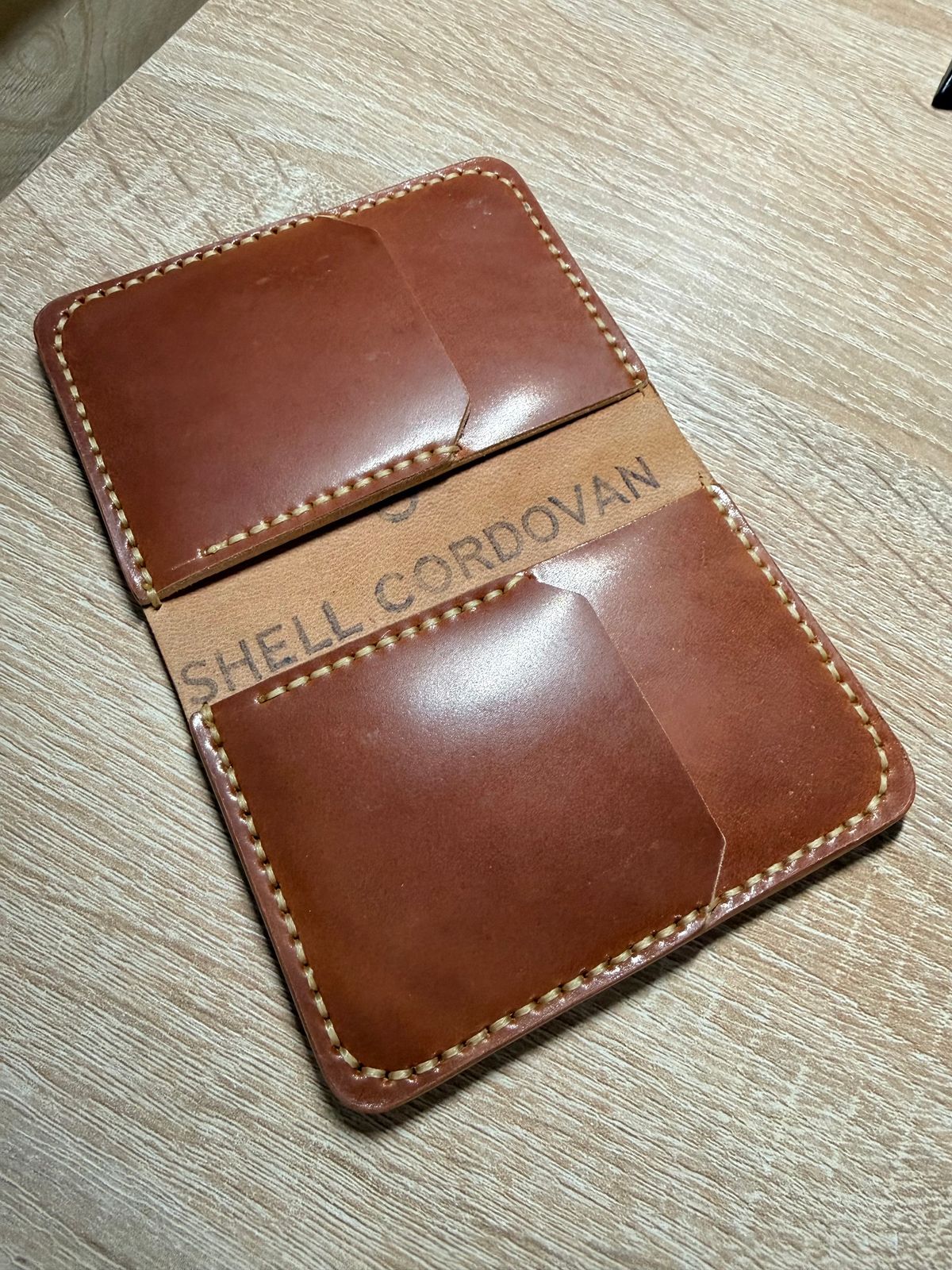 Photo by kennenbekel on November 18, 2025 of the Kennenbekel Pulsar in Shell Cordovan Toscana.