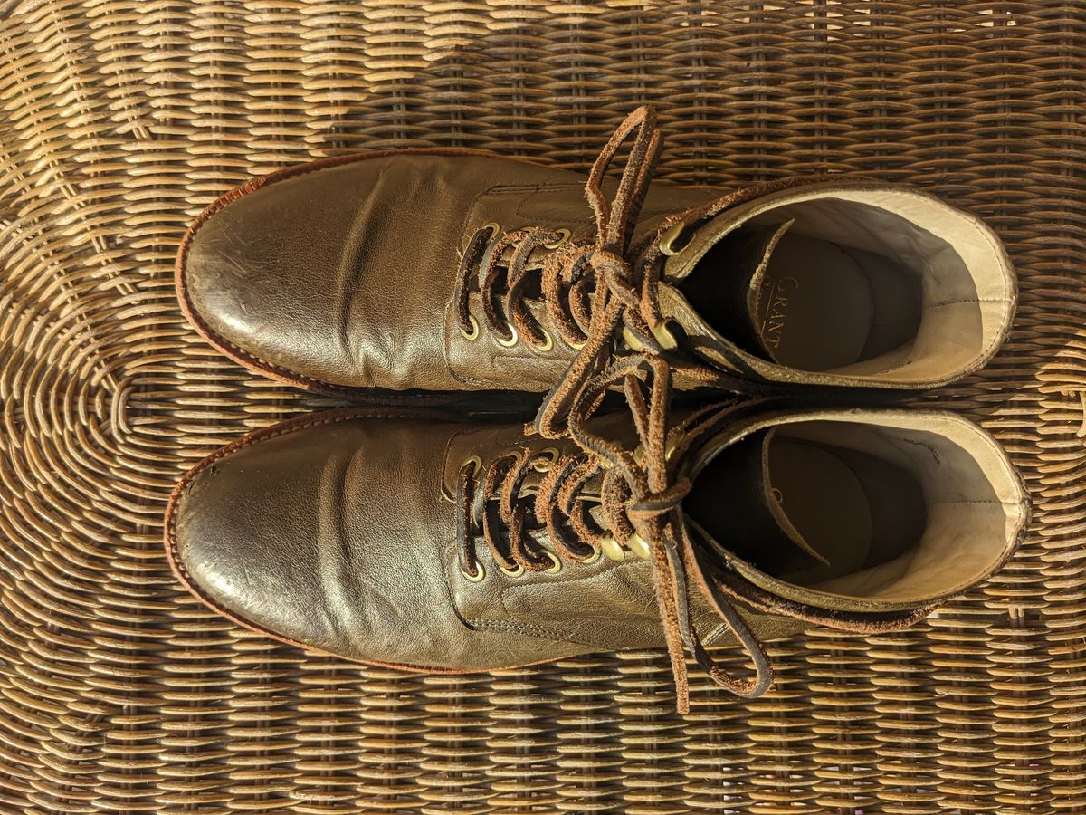 Photo by SimOnthEdge on November 2, 2024 of the Grant Stone Diesel Boot in Incas Jungle Kangaroo.