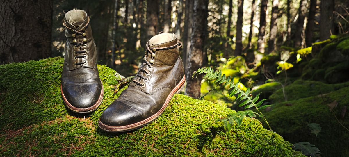 Photo by SimOnthEdge on March 24, 2025 of the Grant Stone Diesel Boot in Incas Jungle Kangaroo.