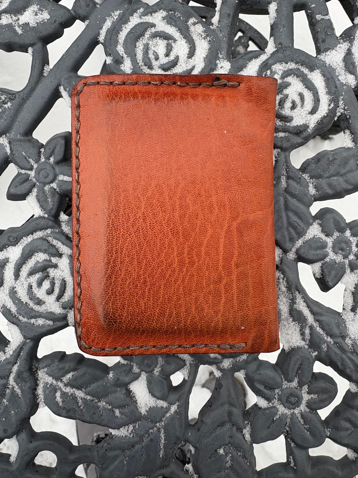 Photo by DWool on March 3, 2026 of the Self-Made Leather Gallery Card Holder in Italian Chrome Tan.