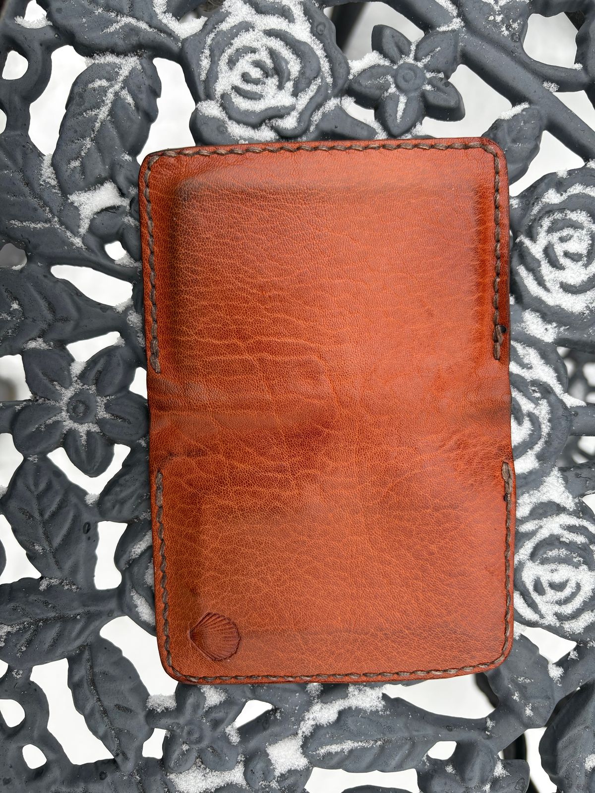 Photo by DWool on March 3, 2026 of the Self-Made Leather Gallery Card Holder in Italian Chrome Tan.