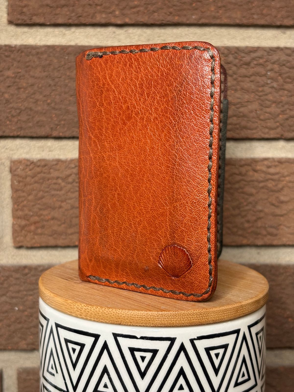 Photo by DWool on April 5, 2026 of the Self-Made Leather Gallery Card Holder in Italian Chrome Tan.