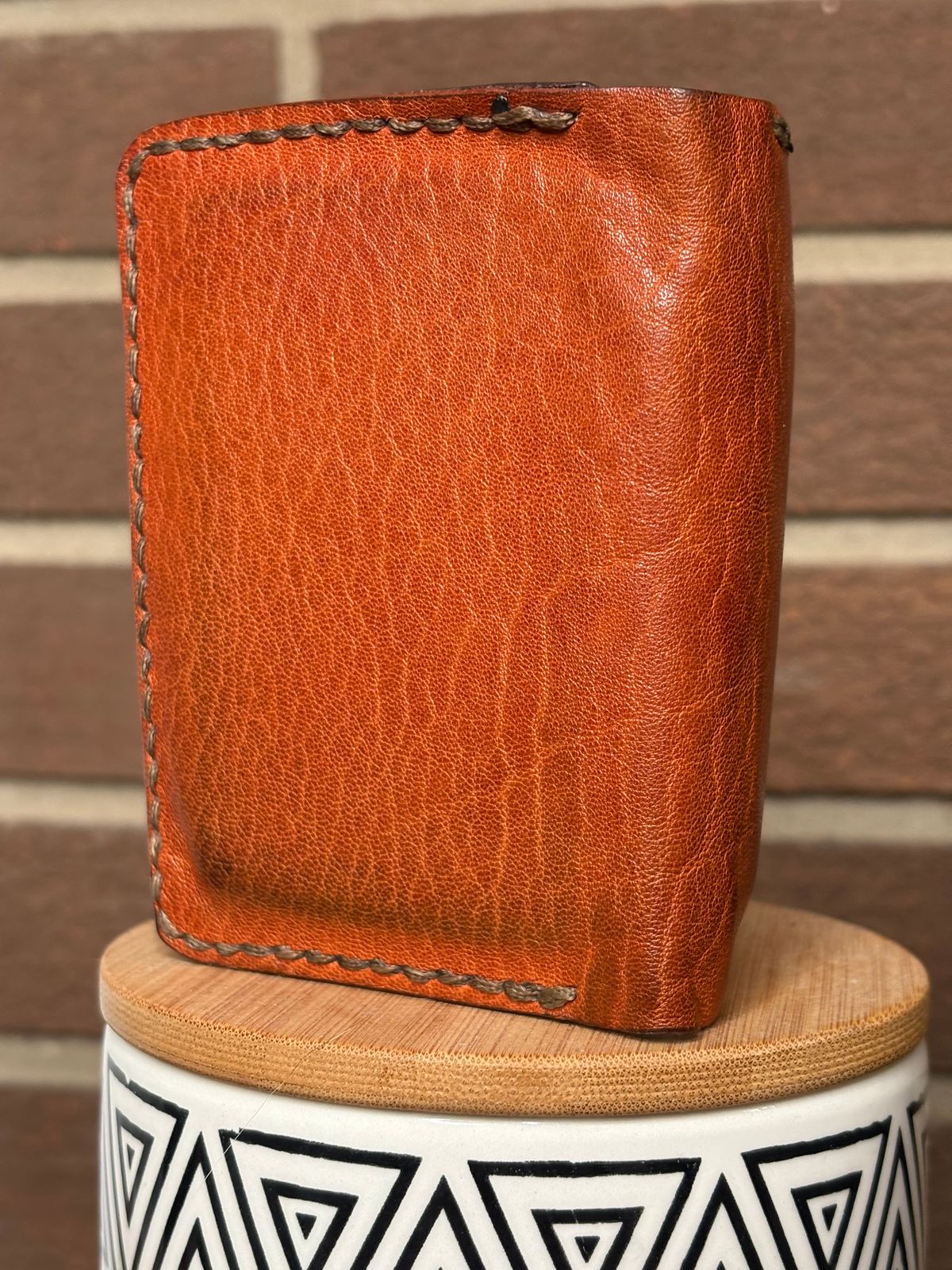 Photo by DWool on April 5, 2026 of the Self-Made Leather Gallery Card Holder in Italian Chrome Tan.