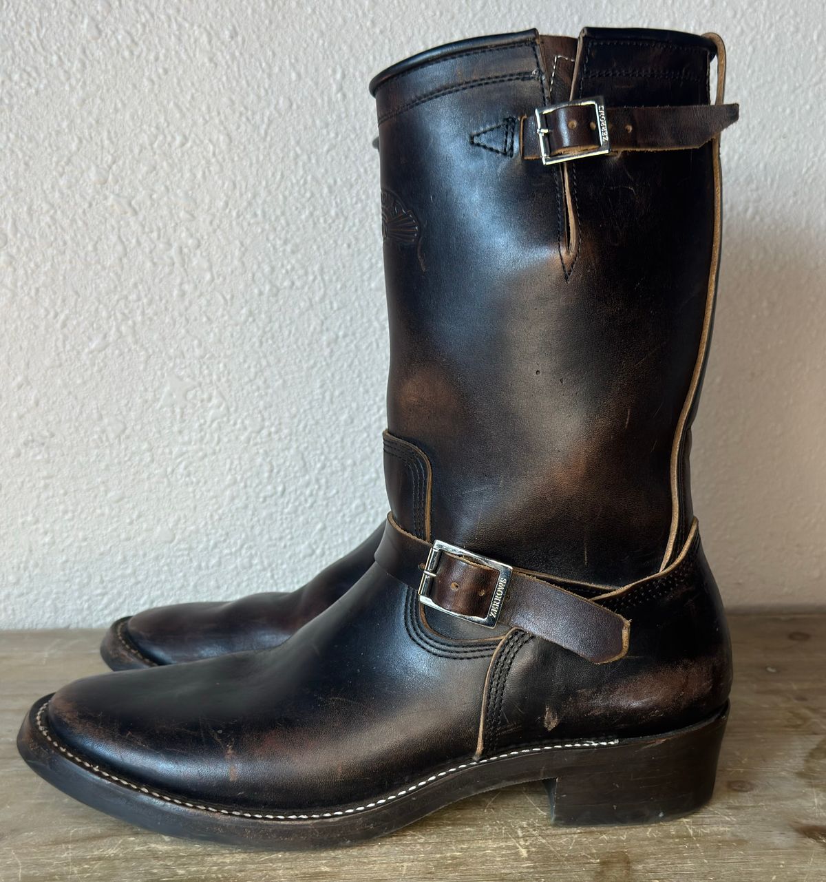 Photo by BamaBoyinTx on March 5, 2026 of the Zerrows Type One in Maryam Black Horsebutt.