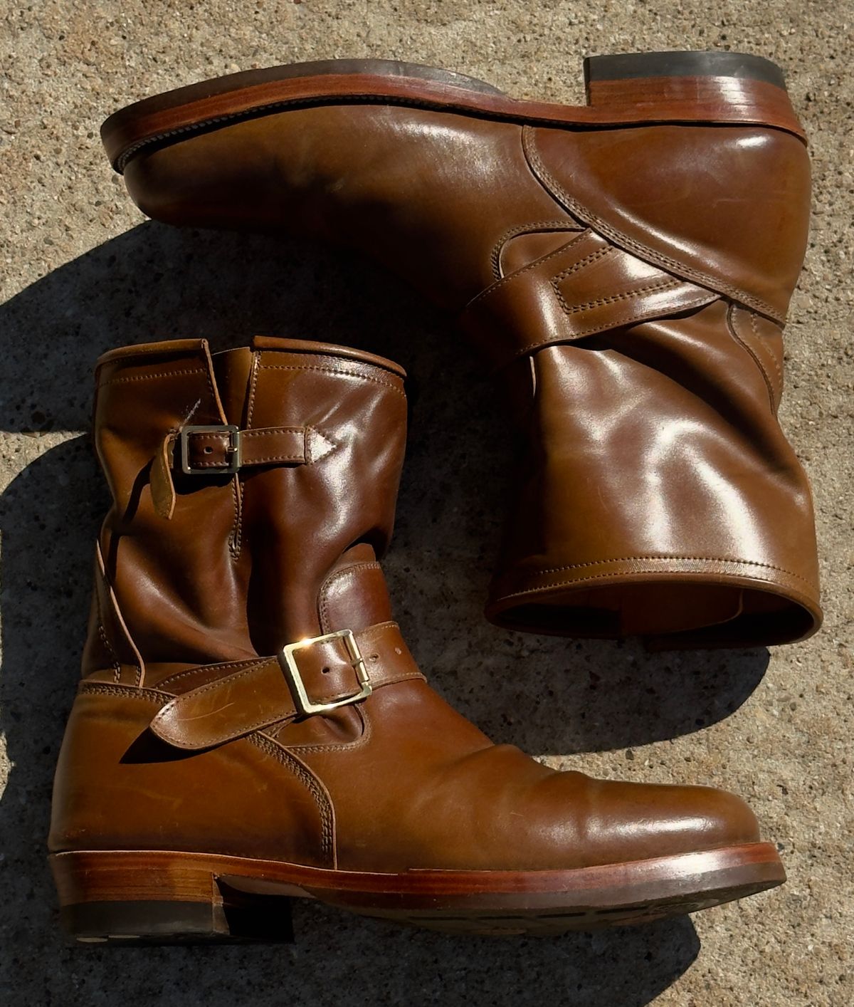 Photo by BamaBoyinTx on November 4, 2025 of the Renav ENG - 1506 in Shinki Color #2 Shell Cordovan.