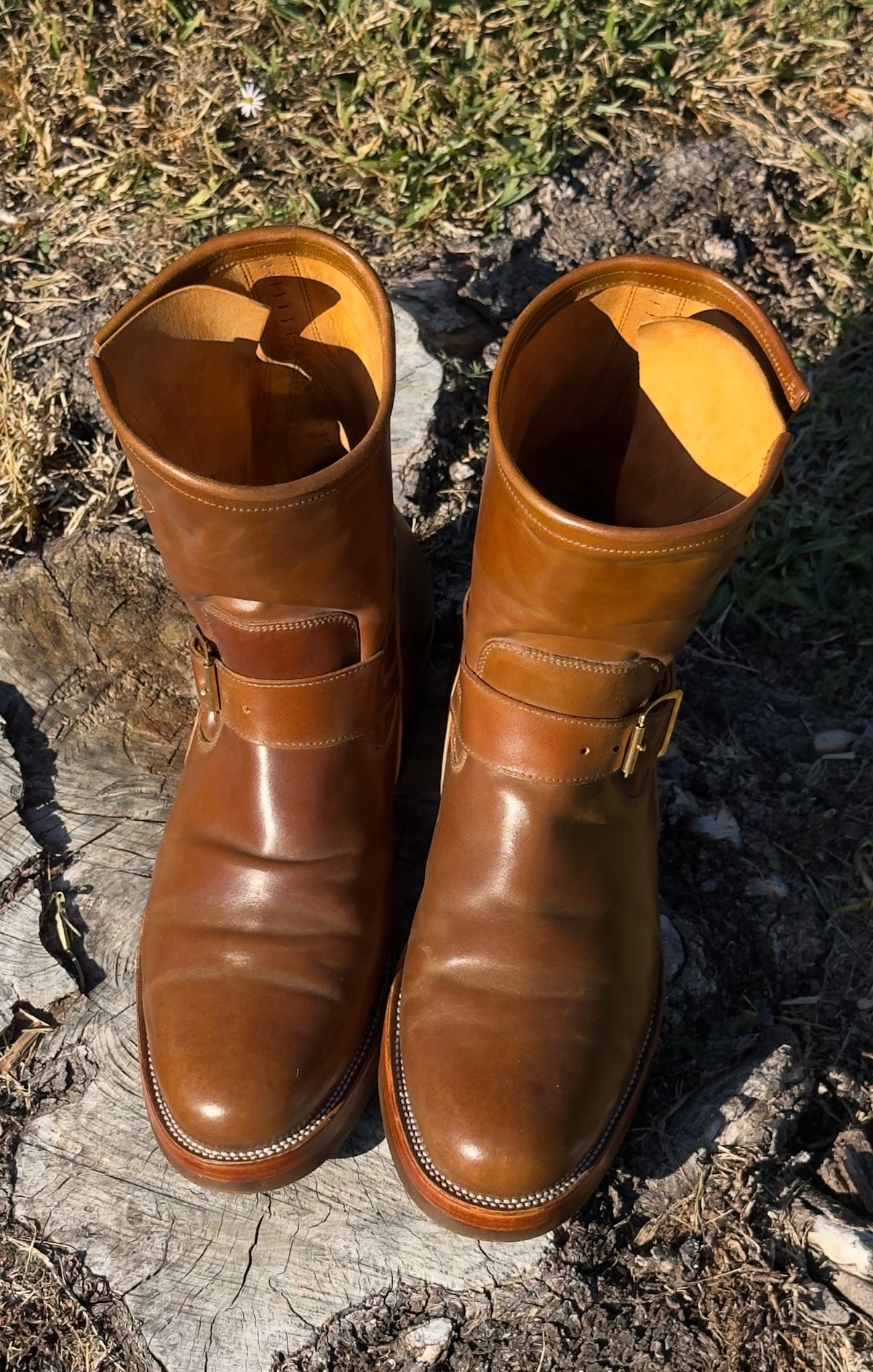 Photo by BamaBoyinTx on November 4, 2025 of the Renav ENG - 1506 in Shinki Color #2 Shell Cordovan.