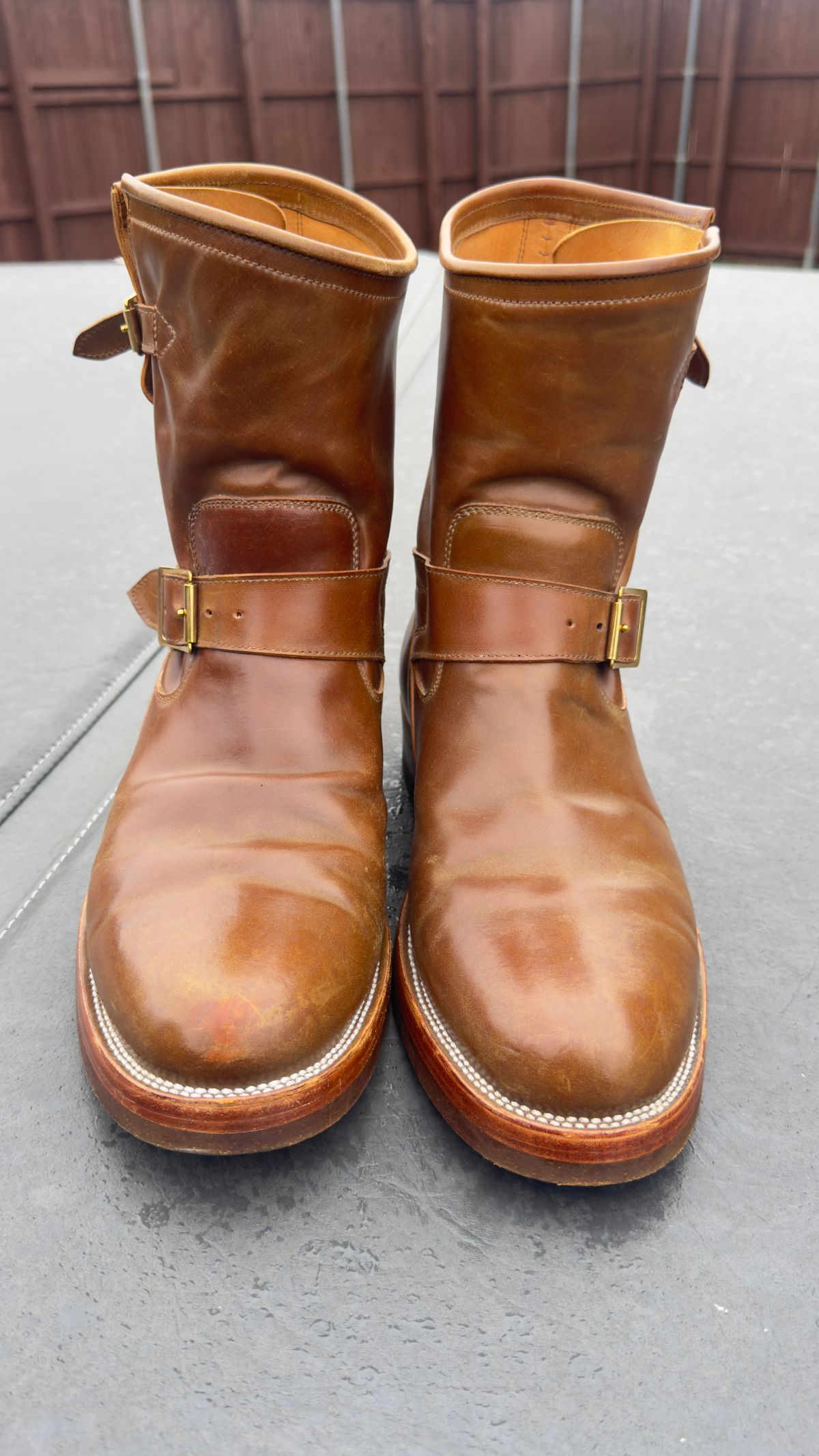 Photo by BamaBoyinTx on December 1, 2025 of the Renav ENG - 1506 in Shinki Color #2 Shell Cordovan.