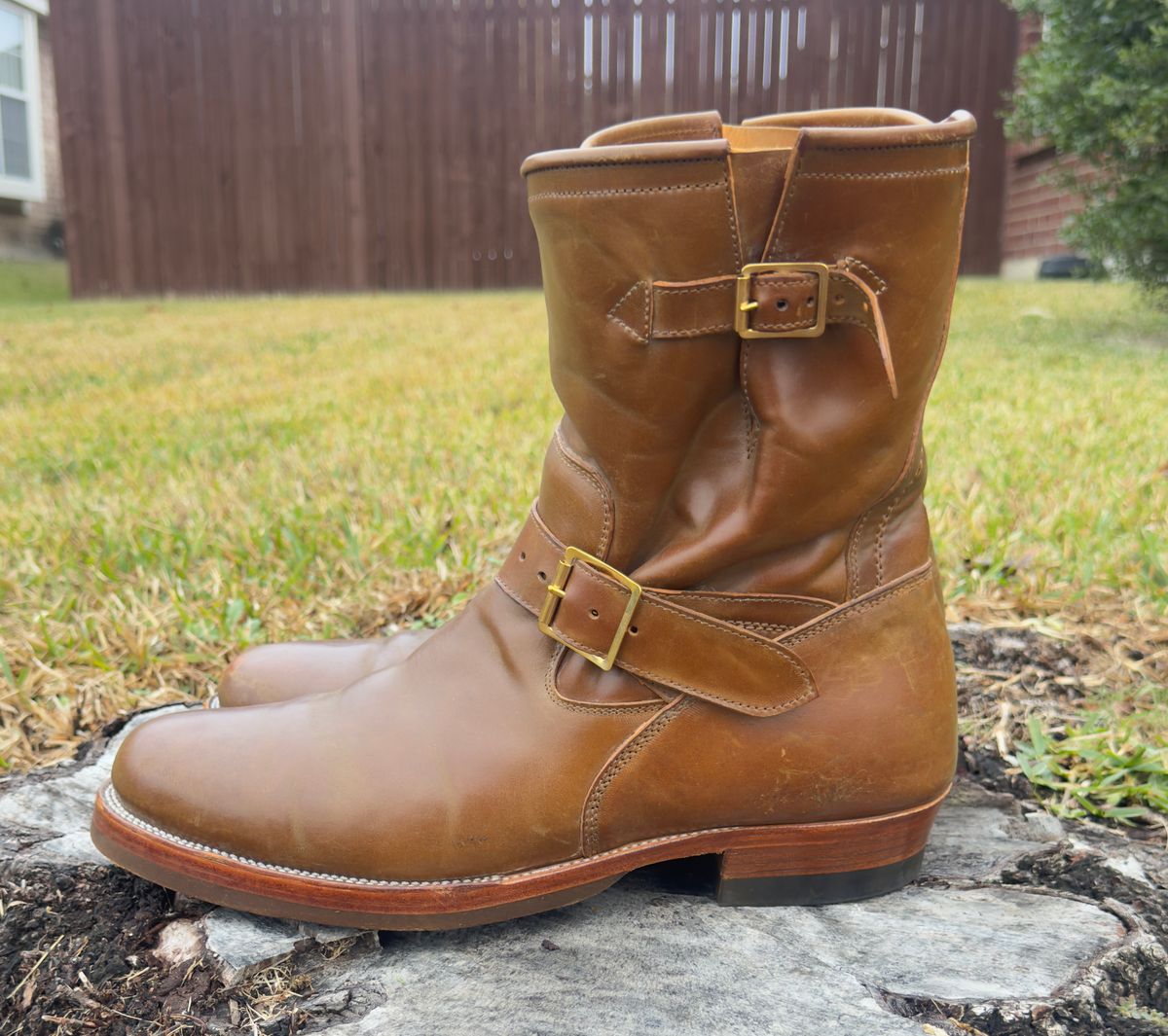 Photo by BamaBoyinTx on December 1, 2025 of the Renav ENG - 1506 in Shinki Color #2 Shell Cordovan.