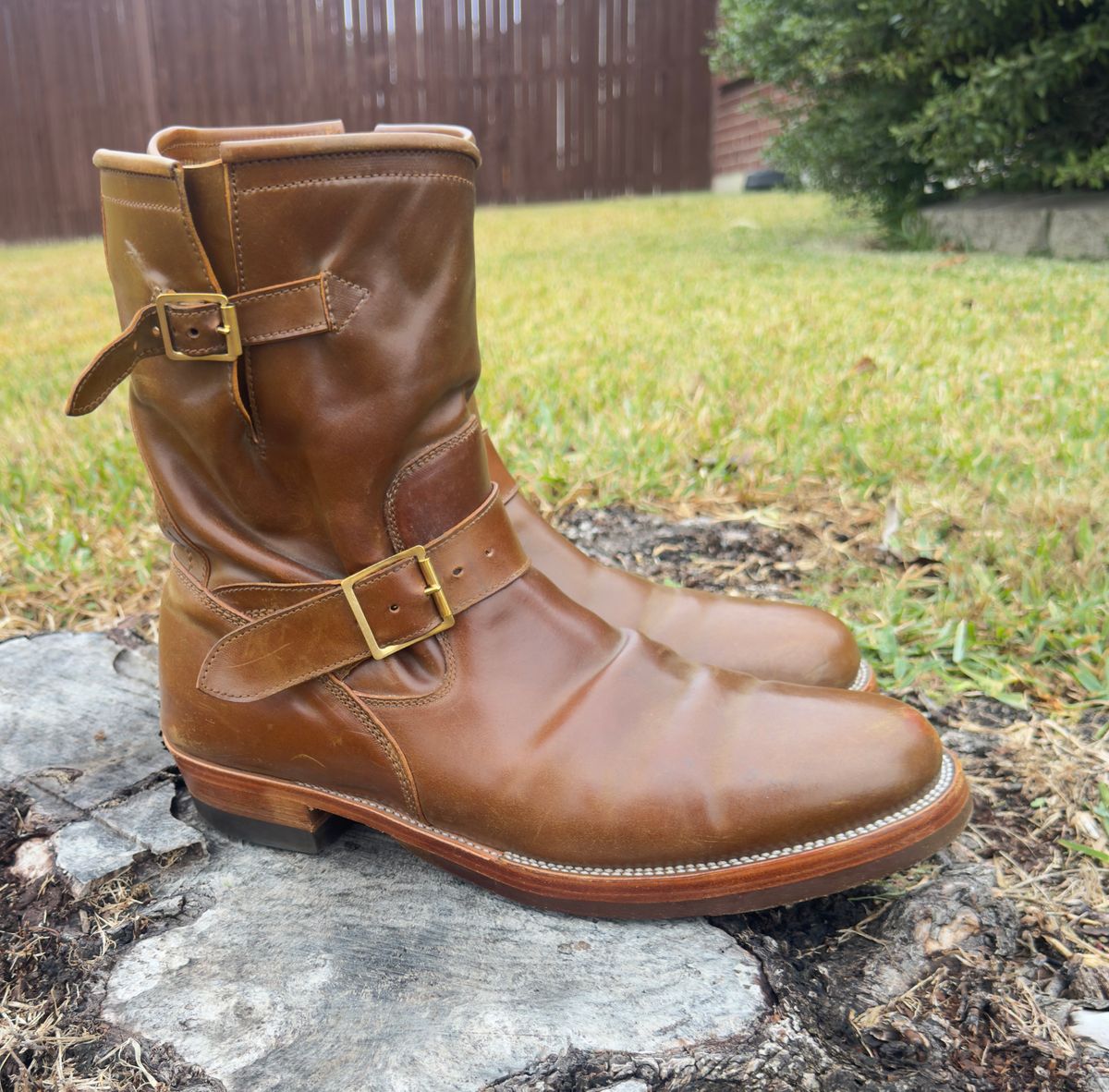 Photo by BamaBoyinTx on December 1, 2025 of the Renav ENG - 1506 in Shinki Color #2 Shell Cordovan.