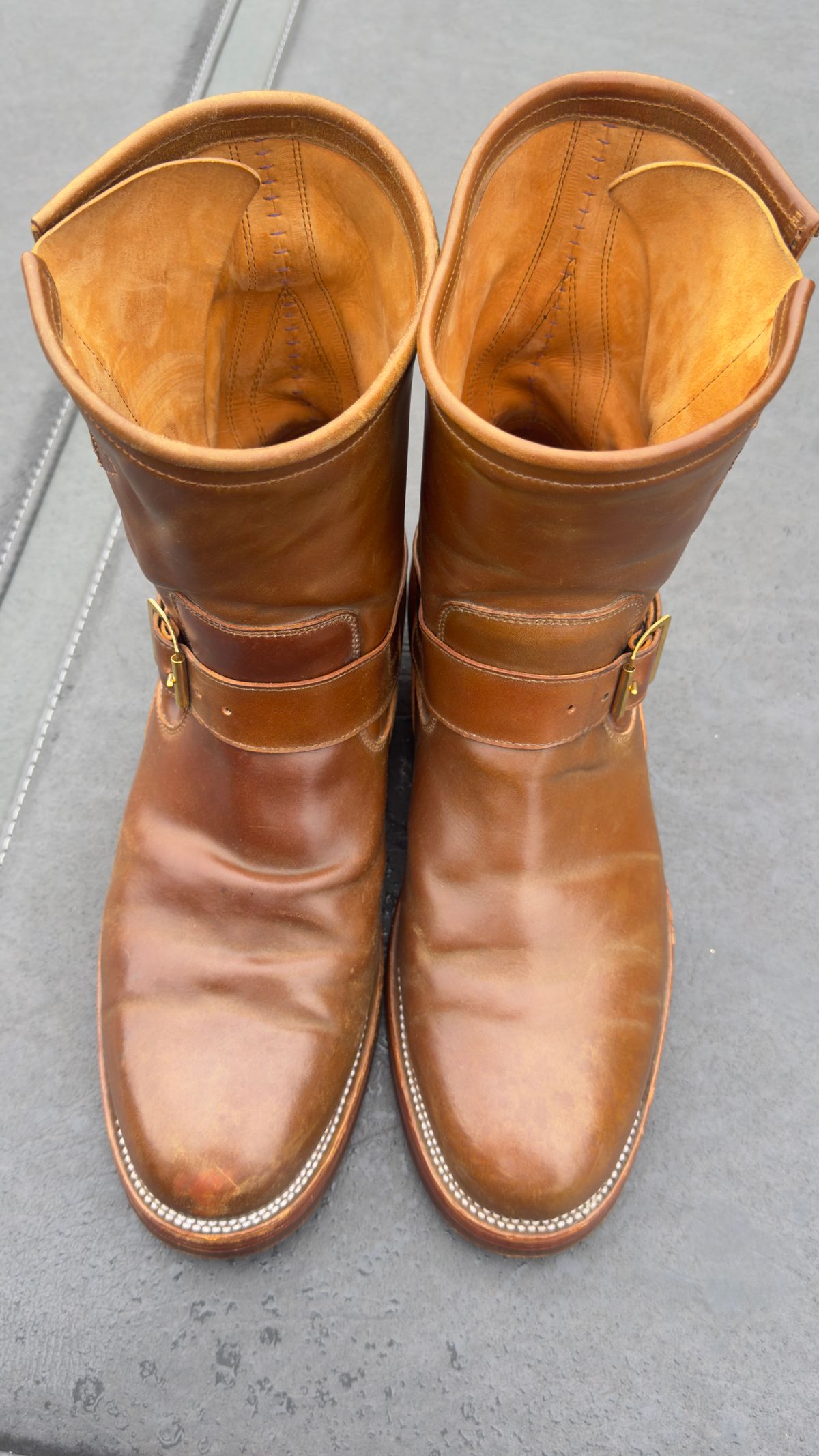 Photo by BamaBoyinTx on December 1, 2025 of the Renav ENG - 1506 in Shinki Color #2 Shell Cordovan.