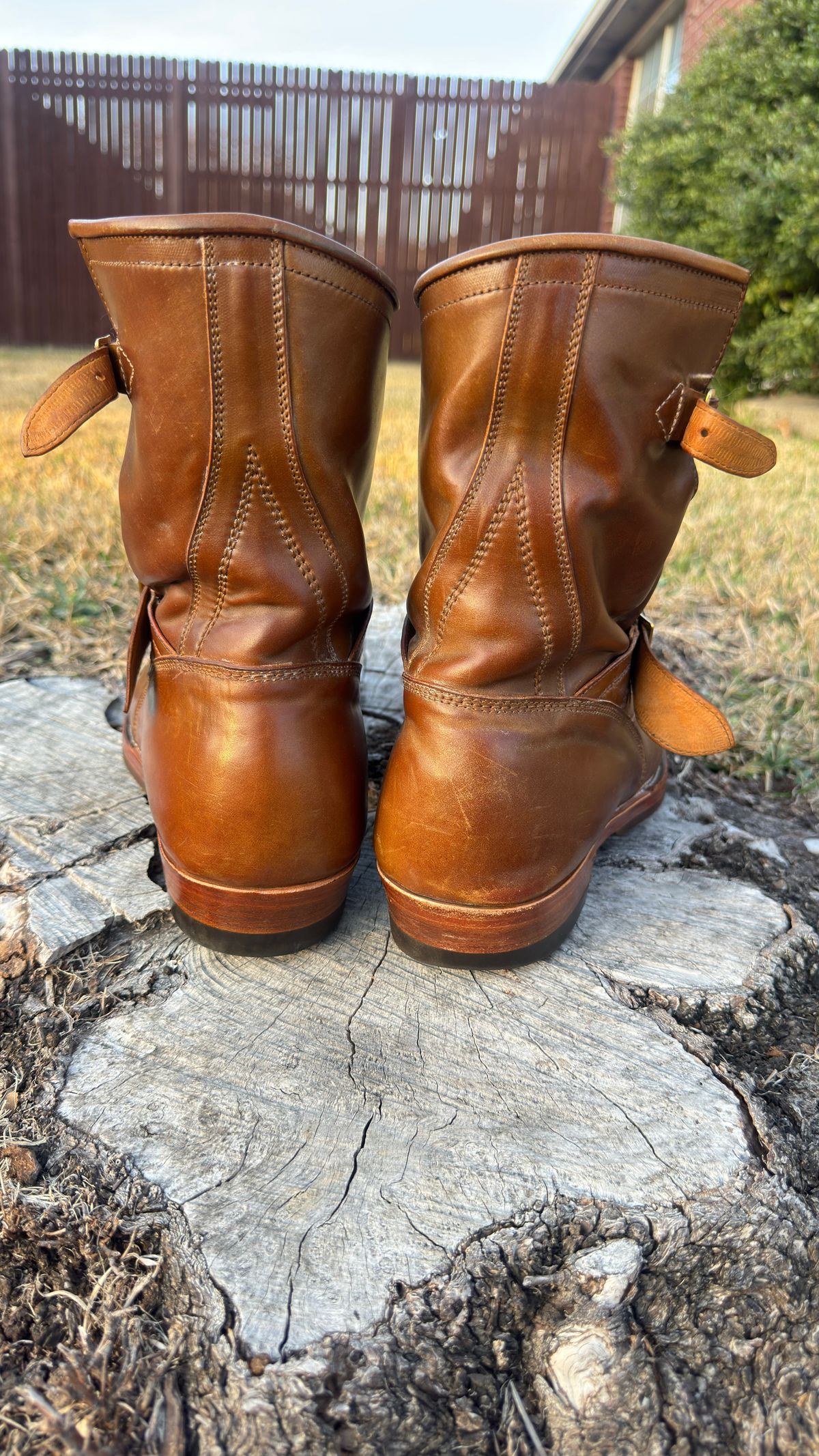 Photo by BamaBoyinTx on January 5, 2026 of the Renav ENG - 1506 in Shinki Color #2 Shell Cordovan.