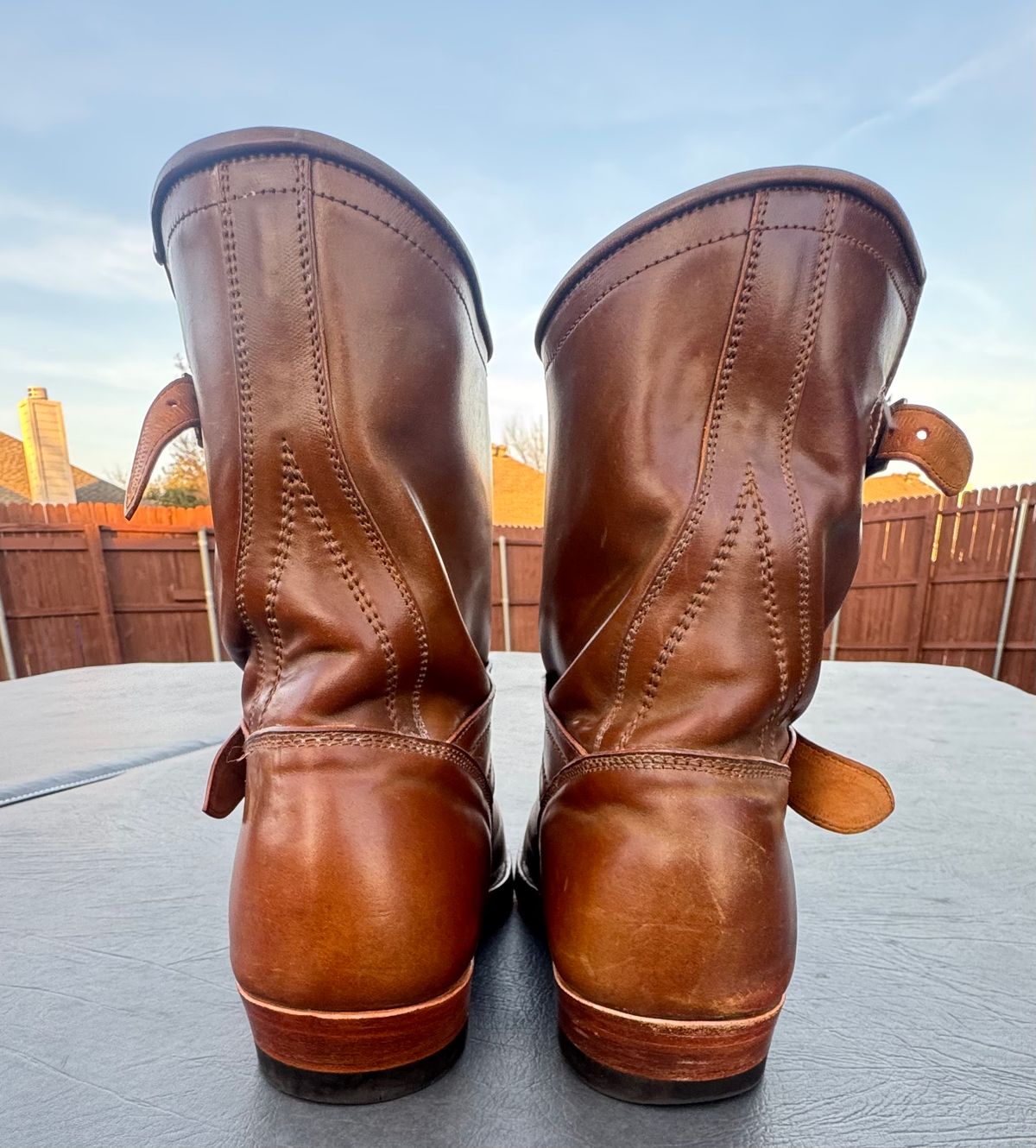 Photo by BamaBoyinTx on January 5, 2026 of the Renav ENG - 1506 in Shinki Color #2 Shell Cordovan.