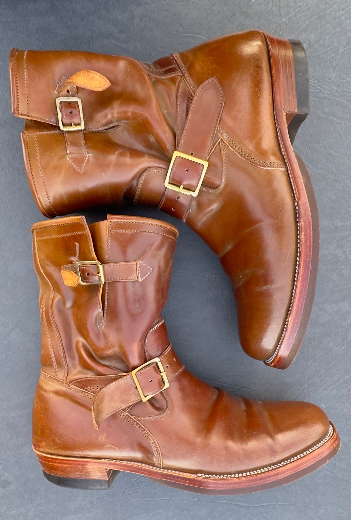 Photo by BamaBoyinTx on January 5, 2026 of the Renav ENG - 1506 in Shinki Color #2 Shell Cordovan.